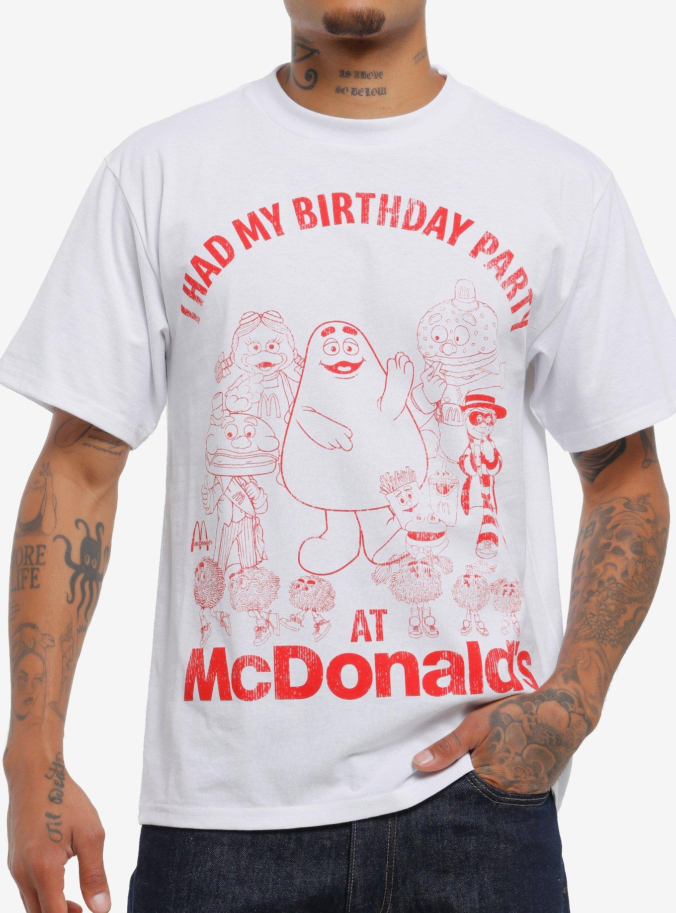 McDonalds Birthday Party TShirt Graphic Tee | Graphic Tee | Unisex Shirt | Perfect Gift For Fans