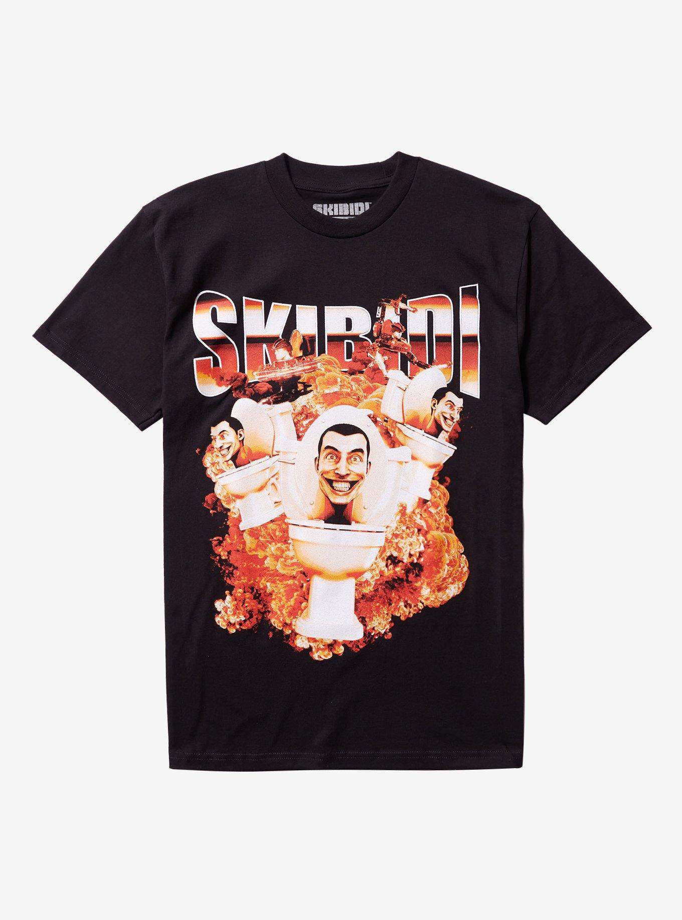 Skibidi Toilet Explosion TShirt Graphic Tee | Graphic Tee | Unisex Shirt | Top Trending Fashion
