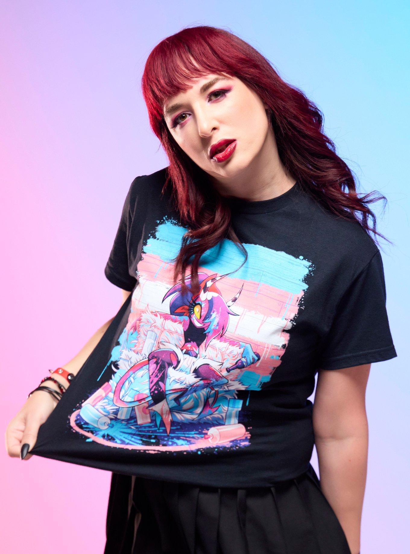 Helluva Boss Sallie Pride TShirt Hot Topic Exclusive Graphic Tee | Graphic Tee | Unisex Shirt | High-Quality Print