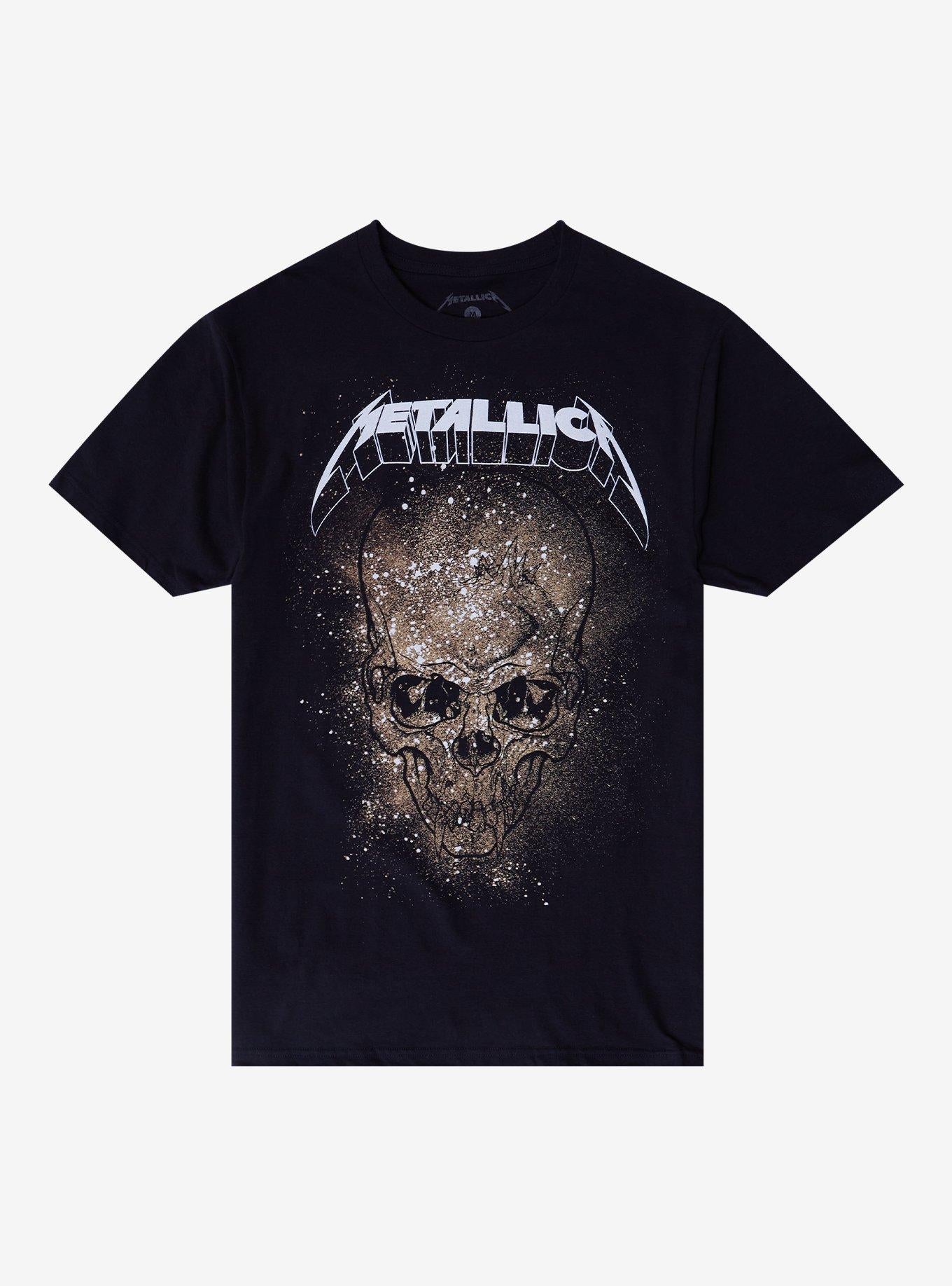 Metallica Splattered Demon Skull TShirt Graphic Tee | Graphic Tee | Unisex Shirt | High-Quality Print