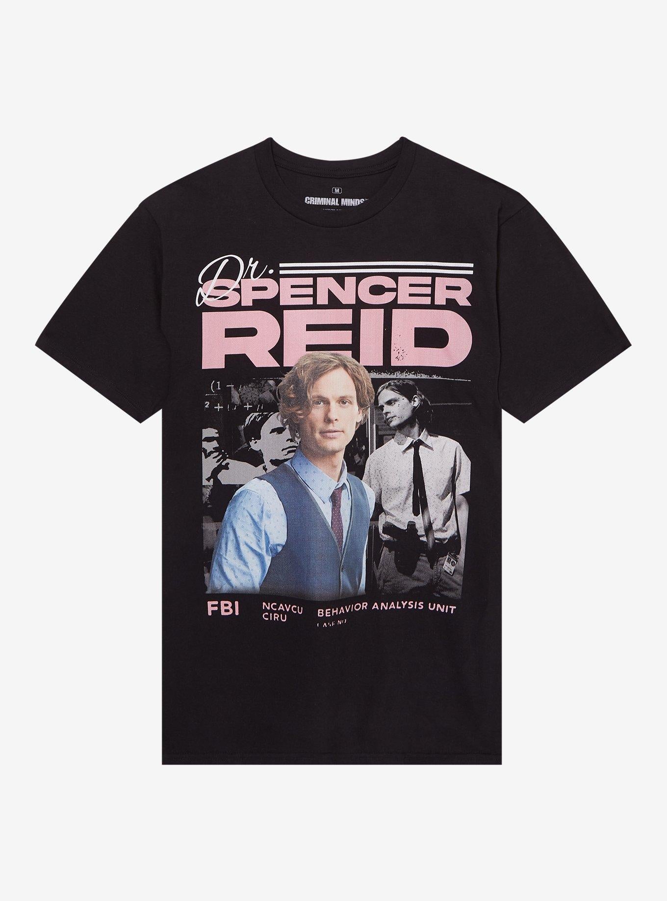 Criminal Minds Dr Spencer Reid Portrait TShirt Graphic Tee | Graphic Tee | Unisex Shirt | High-Quality Print