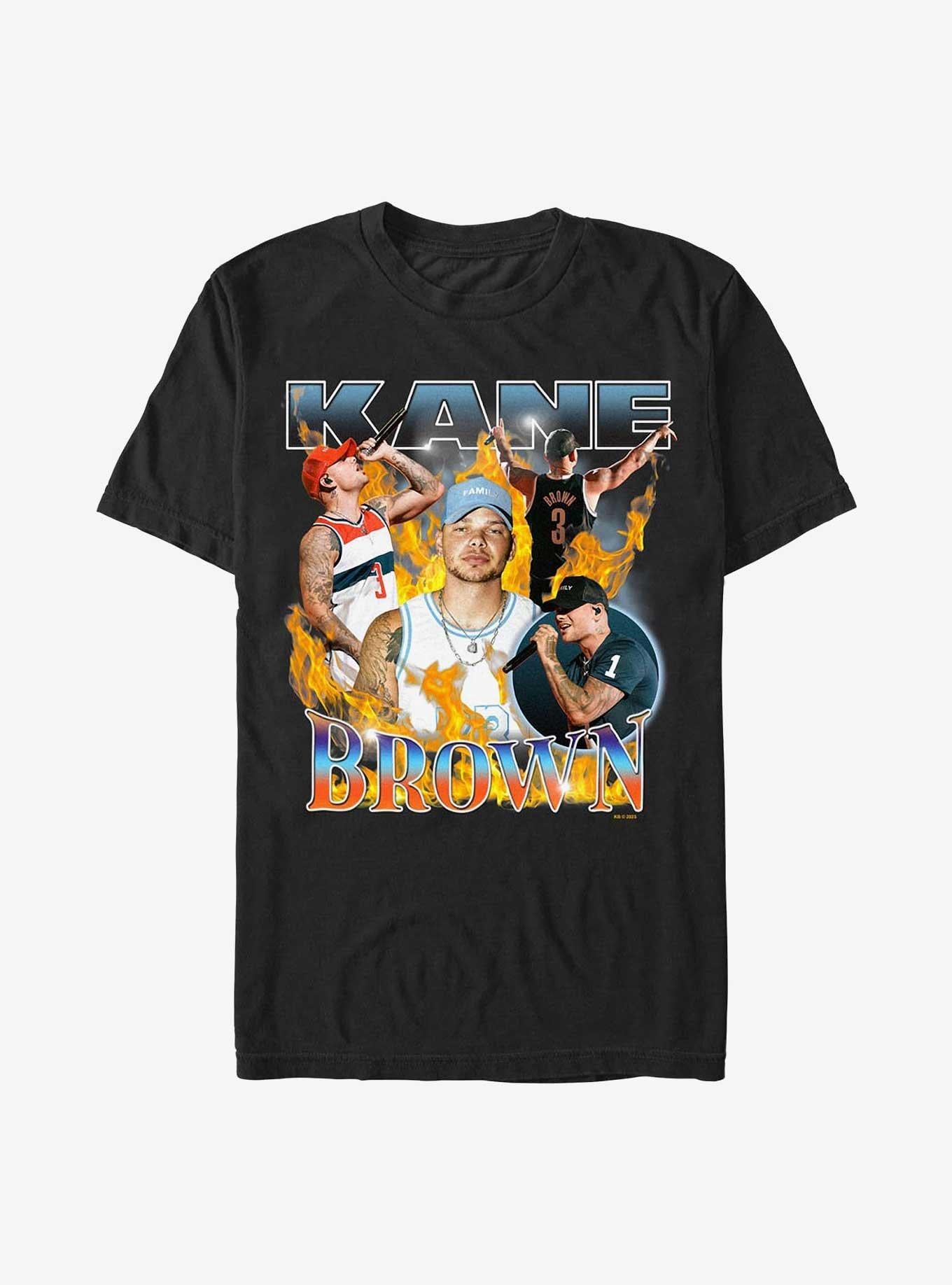 Kane Brown Flames Collage T-Shirt T-Shirt | Trending Design | Perfect For Daily Wear