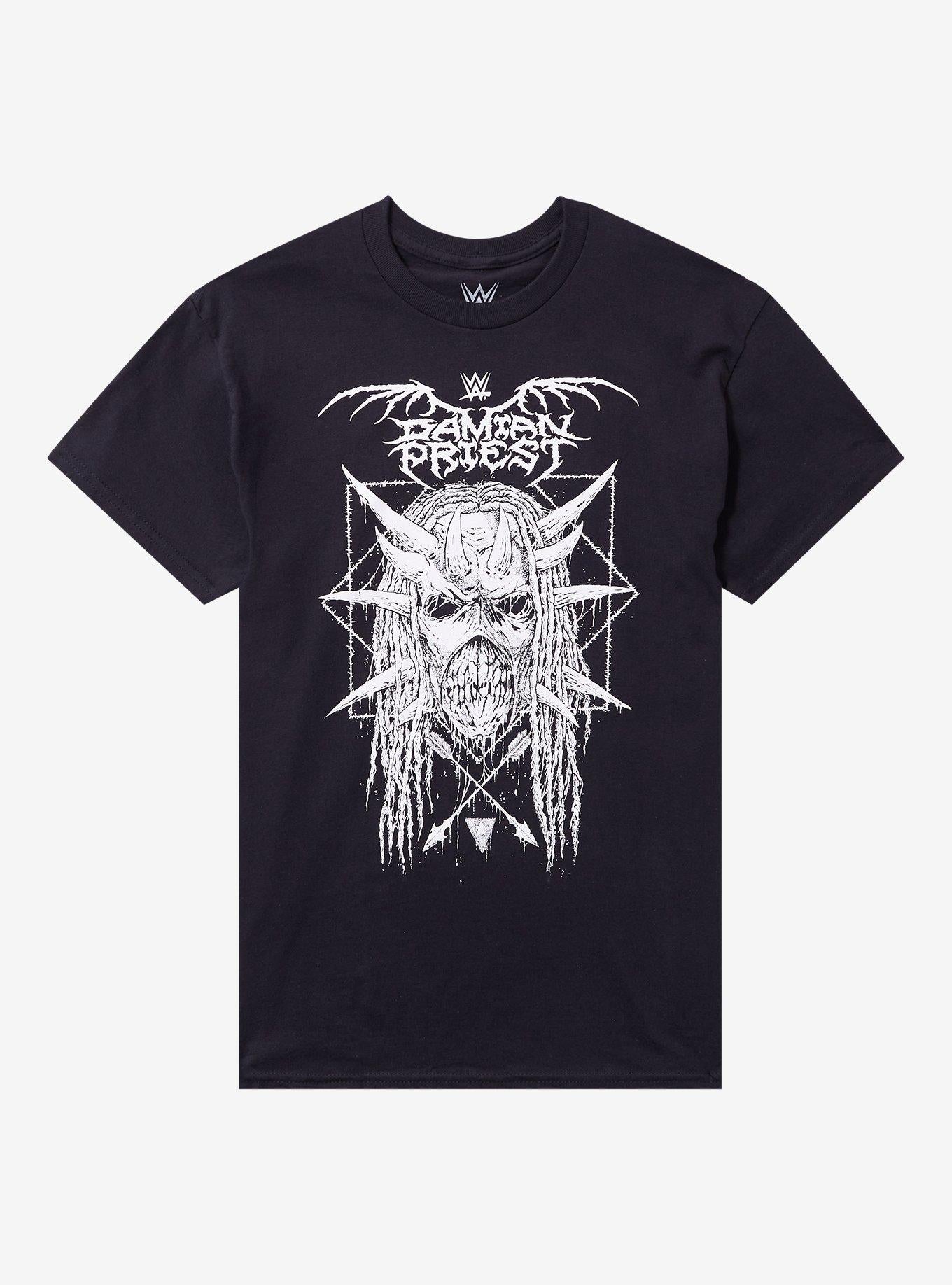 WWE Damian Priest Horned Skull TShirt By Riddick Graphic Tee | Graphic Tee | Unisex Shirt | Best-Selling Design