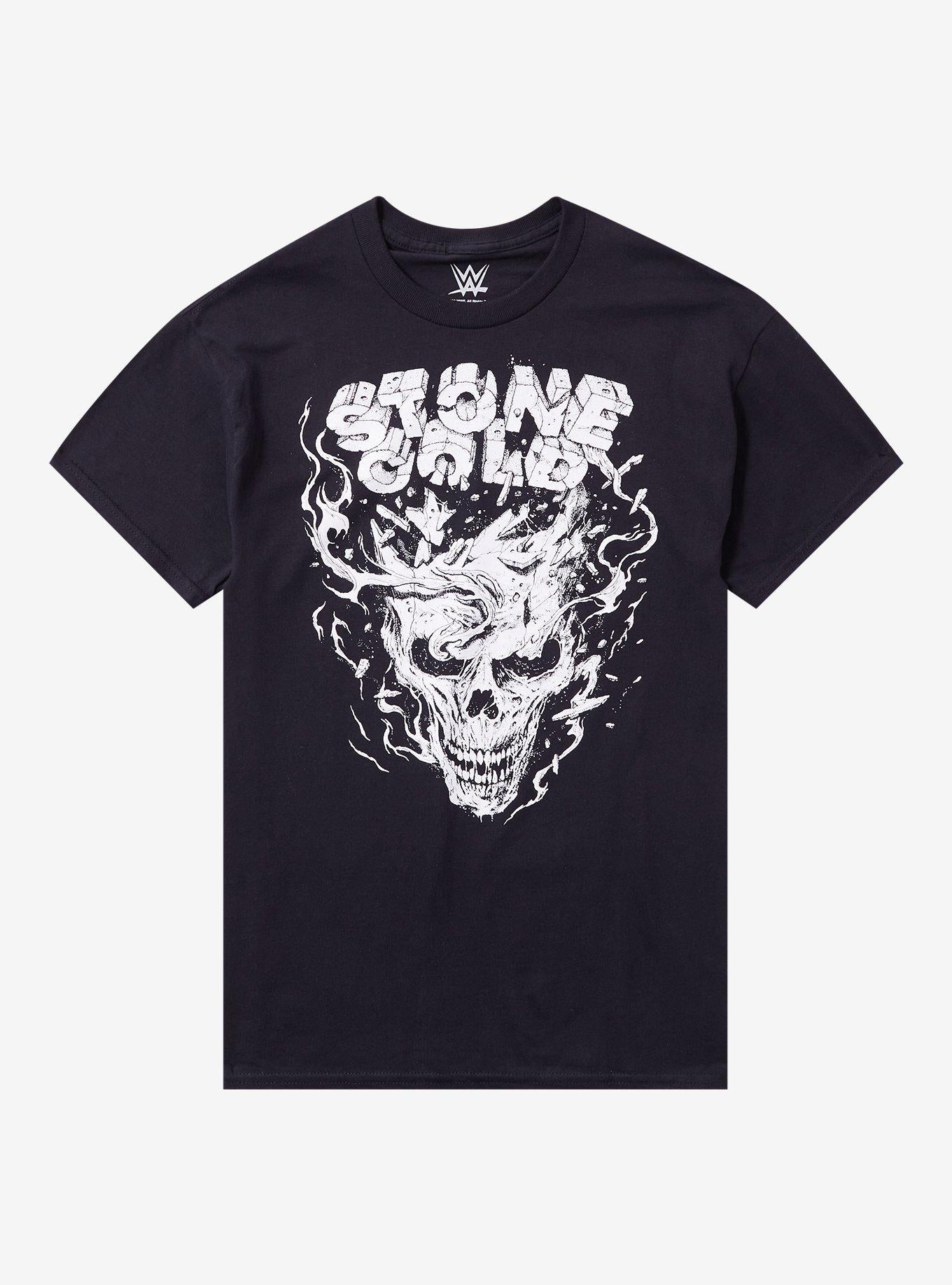 WWE Stone Cold Steve Austin Skull T-Shirt By Riddick