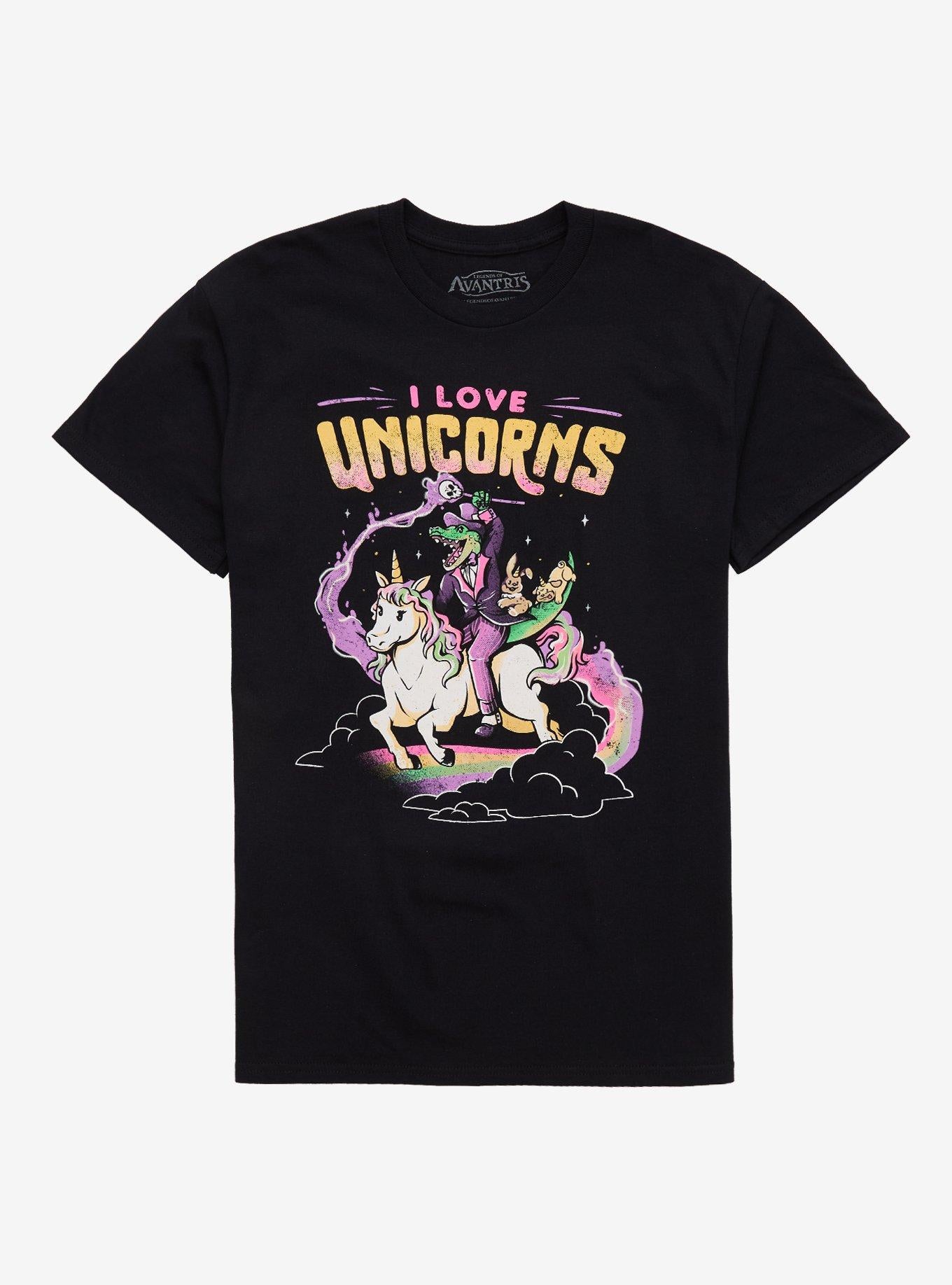 Legends Of Avantris I Love Unicorns TShirt Graphic Tee | Graphic Tee | Unisex Shirt | Perfect Gift For Fans
