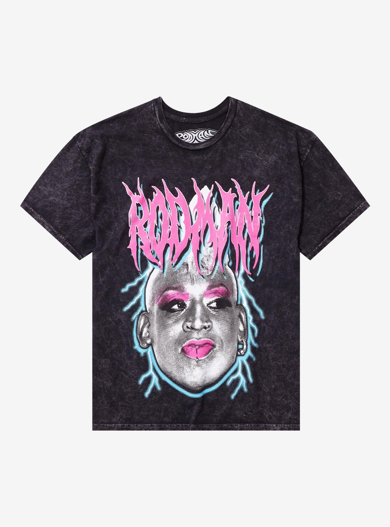 Dennis Rodman Lightning Portrait TShirt Graphic Tee | Graphic Tee | Unisex Shirt | High-Quality Print