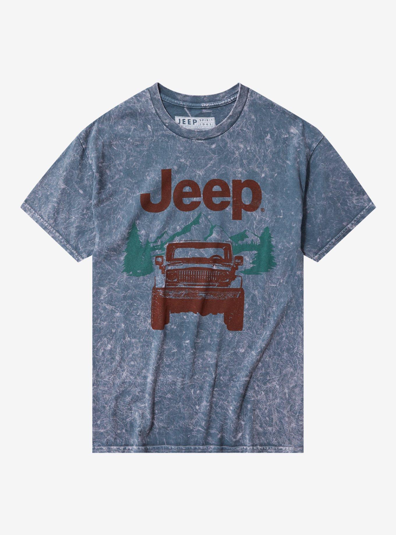 Jeep Forest Mineral Wash TShirt Graphic Tee | Graphic Tee | Unisex Shirt | Comfortable Daily Wear