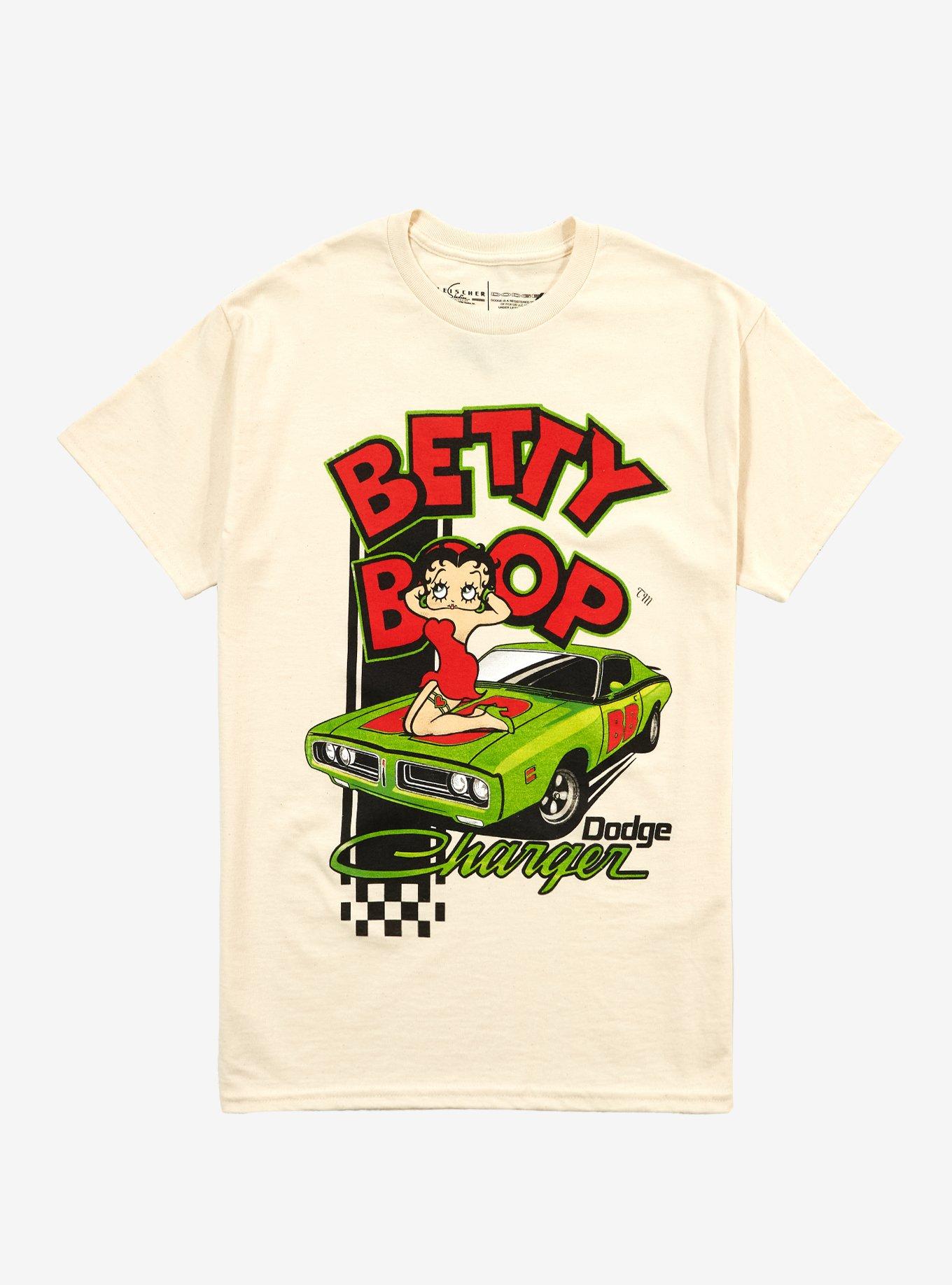 Betty Boop X Dodge Charger TShirt Graphic Tee | Graphic Tee | Unisex Shirt | Premium Quality Apparel