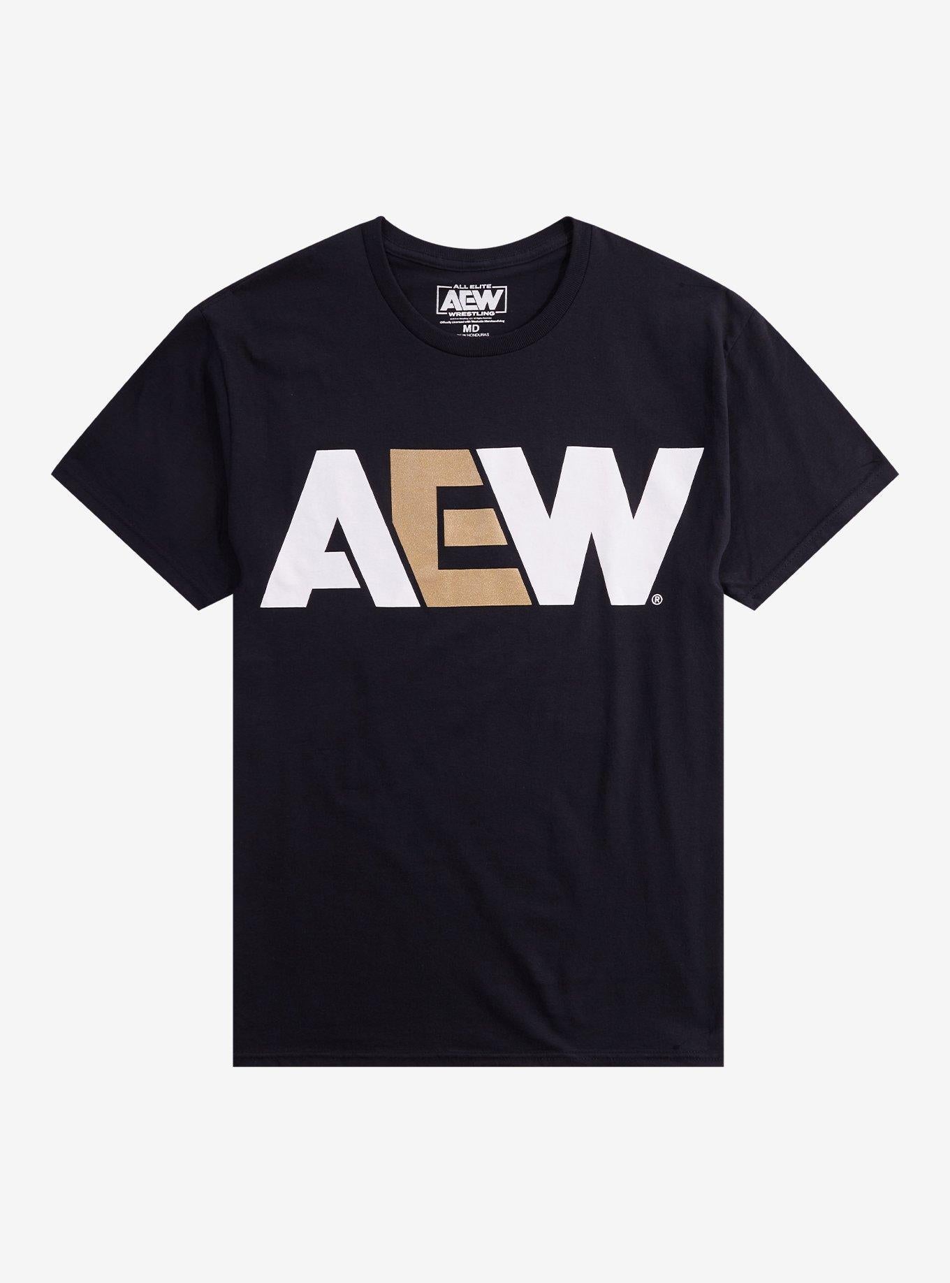 All Elite Wrestling Metallic Logo TShirt Graphic Tee | Graphic Tee | Unisex Shirt | Top Trending Fashion