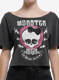 Monster High Skullette Girls Off-Shoulder T-Shirt | Premium Unisex T-Shirt, Trending Graphic Tee