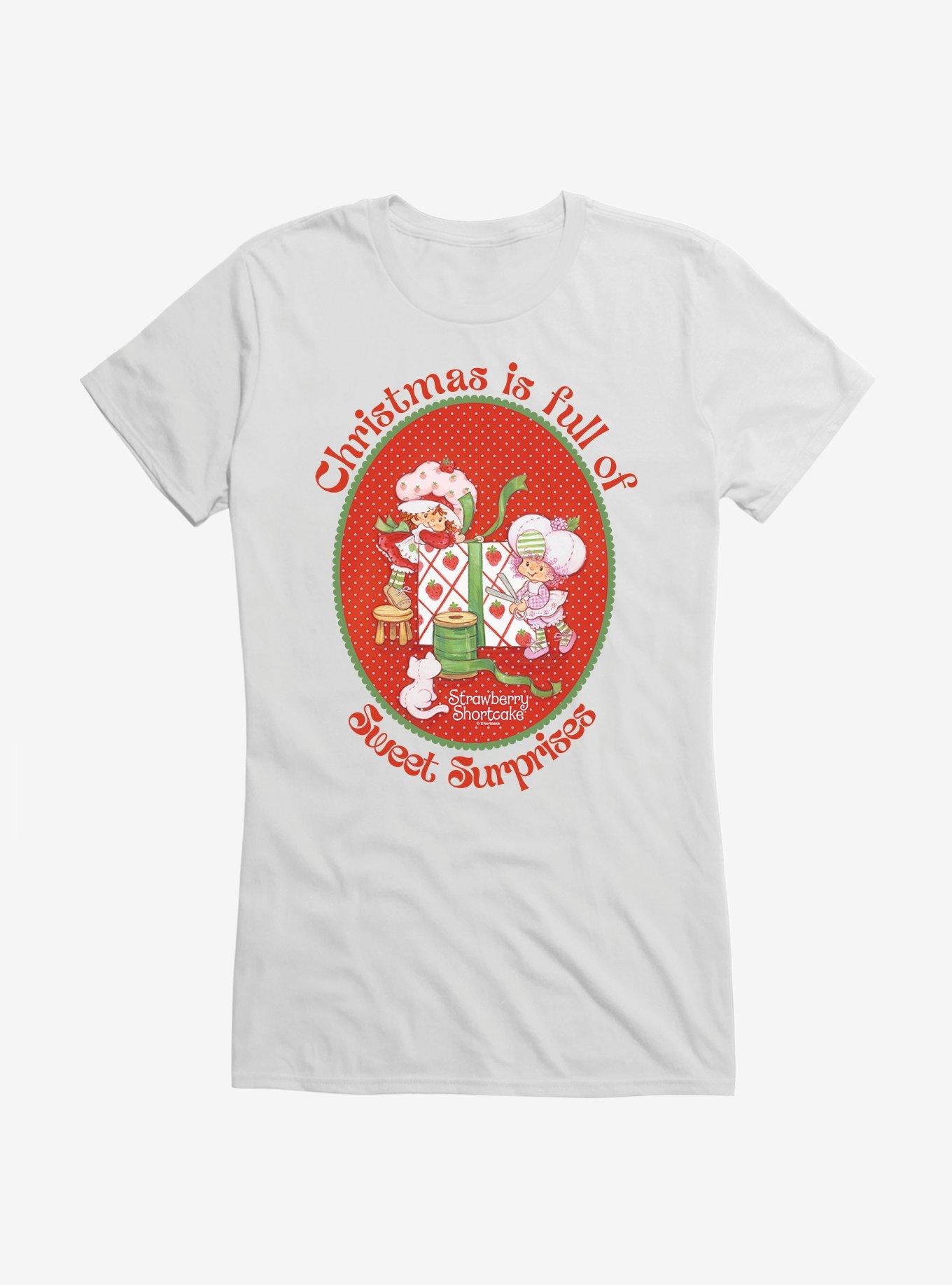 Strawberry Shortcake Christmas Is Full Of Sweet Surprises Girls T-Shirt T-Shirt | Premium Graphic | Trending Now