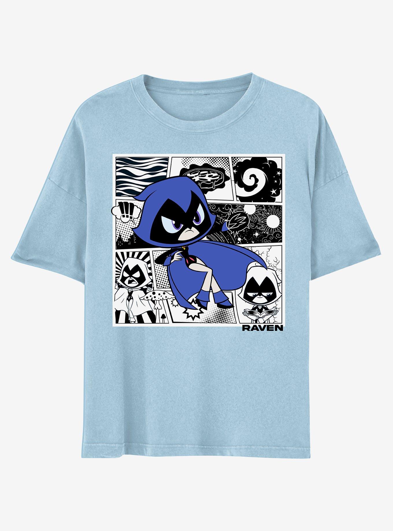 Teen Titans Go Raven Comic Collage Girls TShirt Graphic Tee | Graphic Tee | Unisex Shirt | Premium Quality Apparel