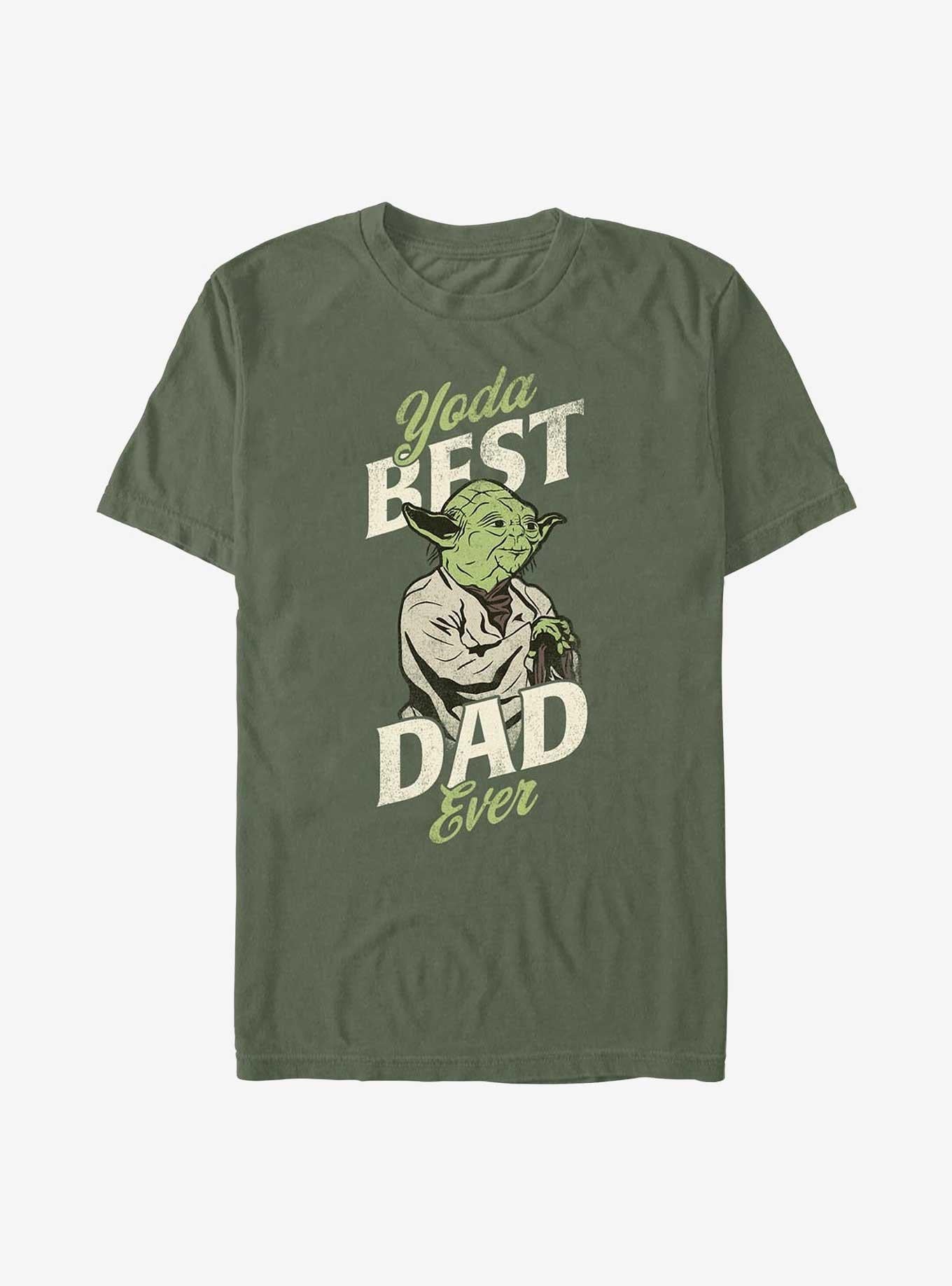 Star Wars Yoda Best Dad Ever Garment Dye T-Shirt | Premium Unisex T-Shirt, Trending Graphic Tee