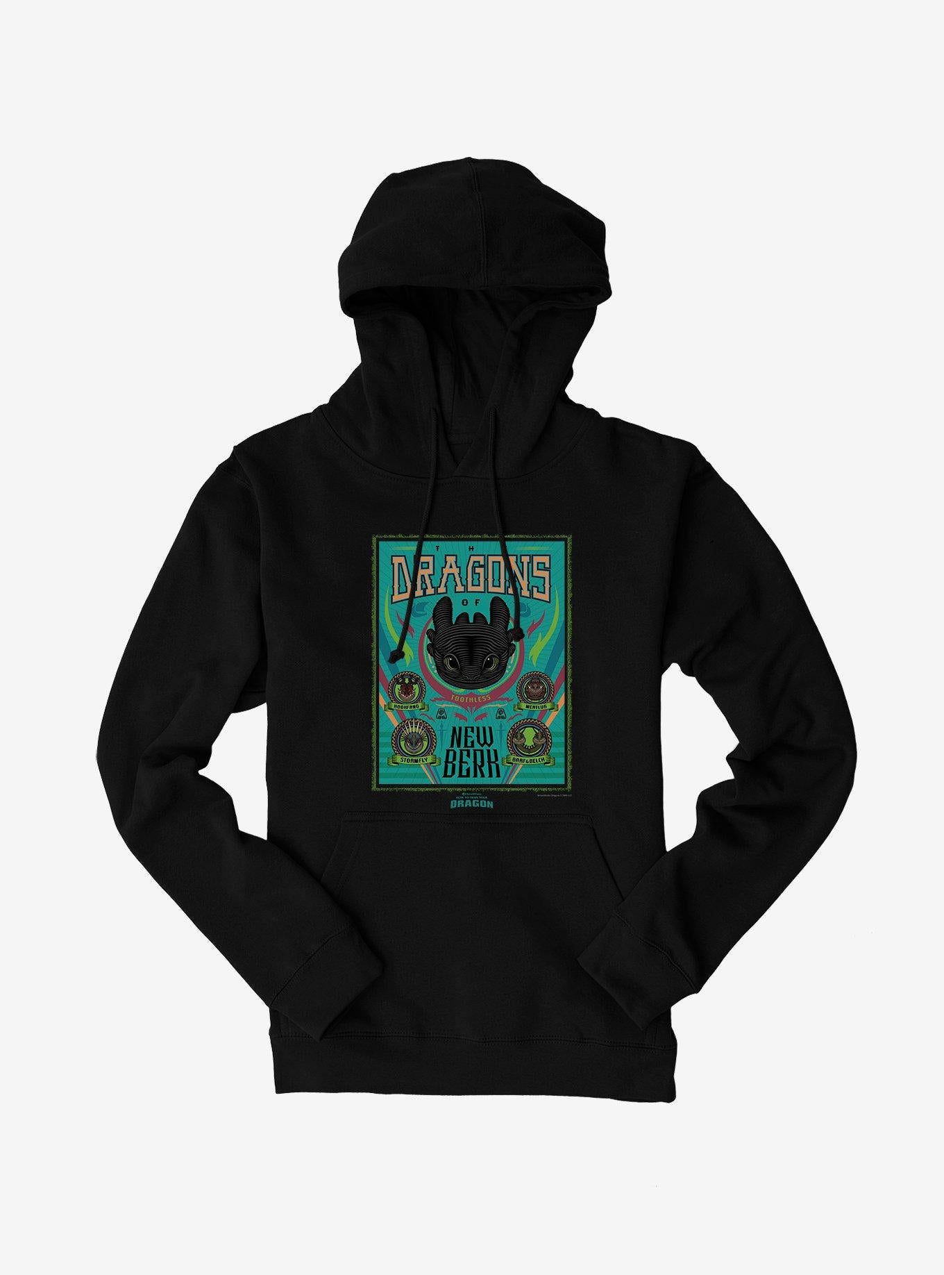How To Train Your Dragon New Berk Dragons Hoodie