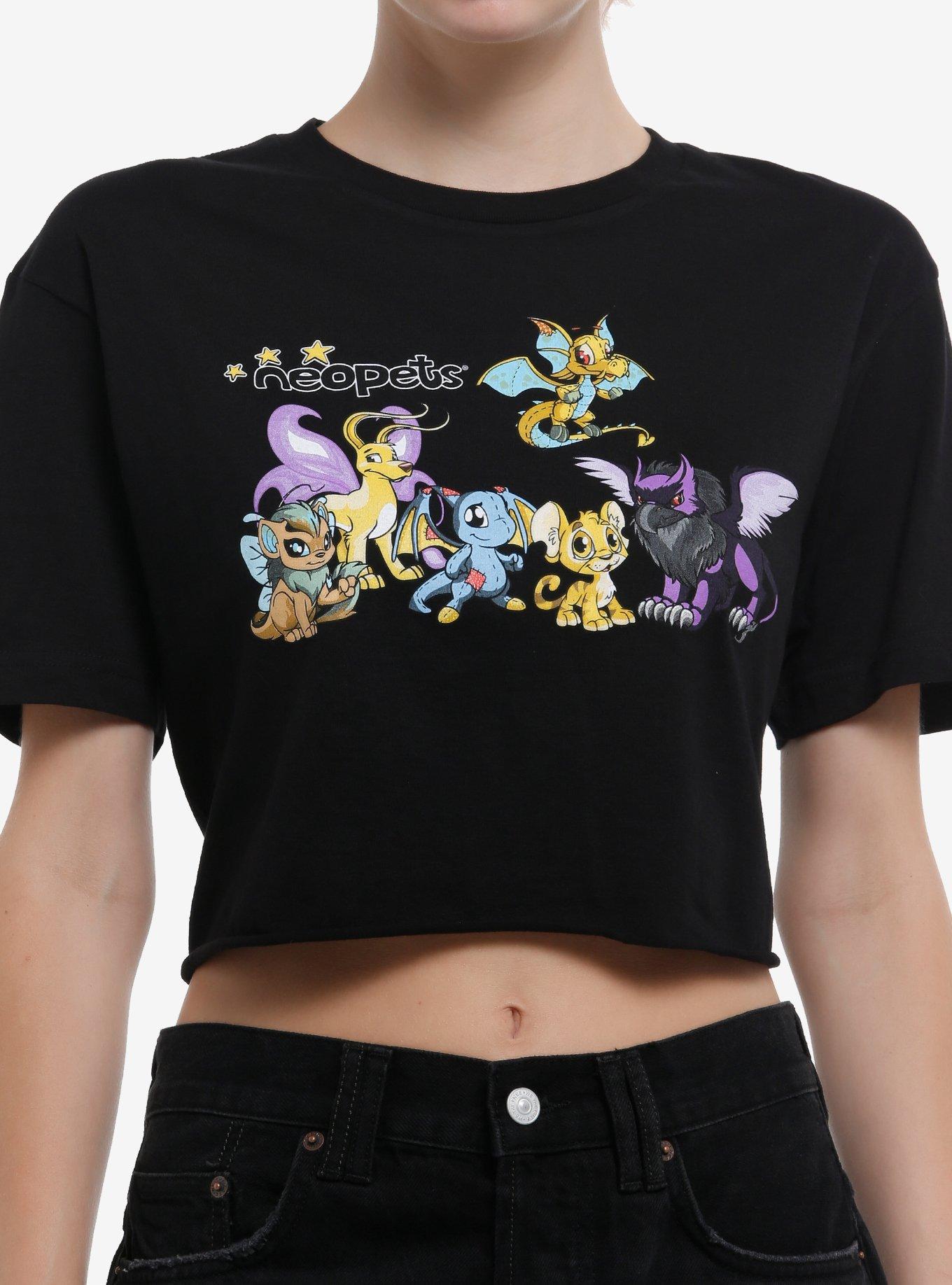 Neopets Group Girls Crop TShirt Graphic Tee | Graphic Tee | Unisex Shirt | Comfortable Daily Wear