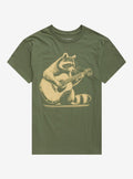 Raccoon Guitar T-Shirt T-Shirt | Vintage Graphic Vibe | Perfect For Daily Wear