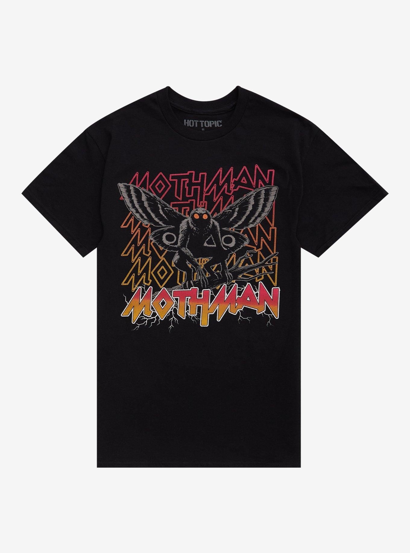 Mothman Metal Font TShirt Graphic Tee | Graphic Tee | Unisex Shirt | Perfect Gift for Fans