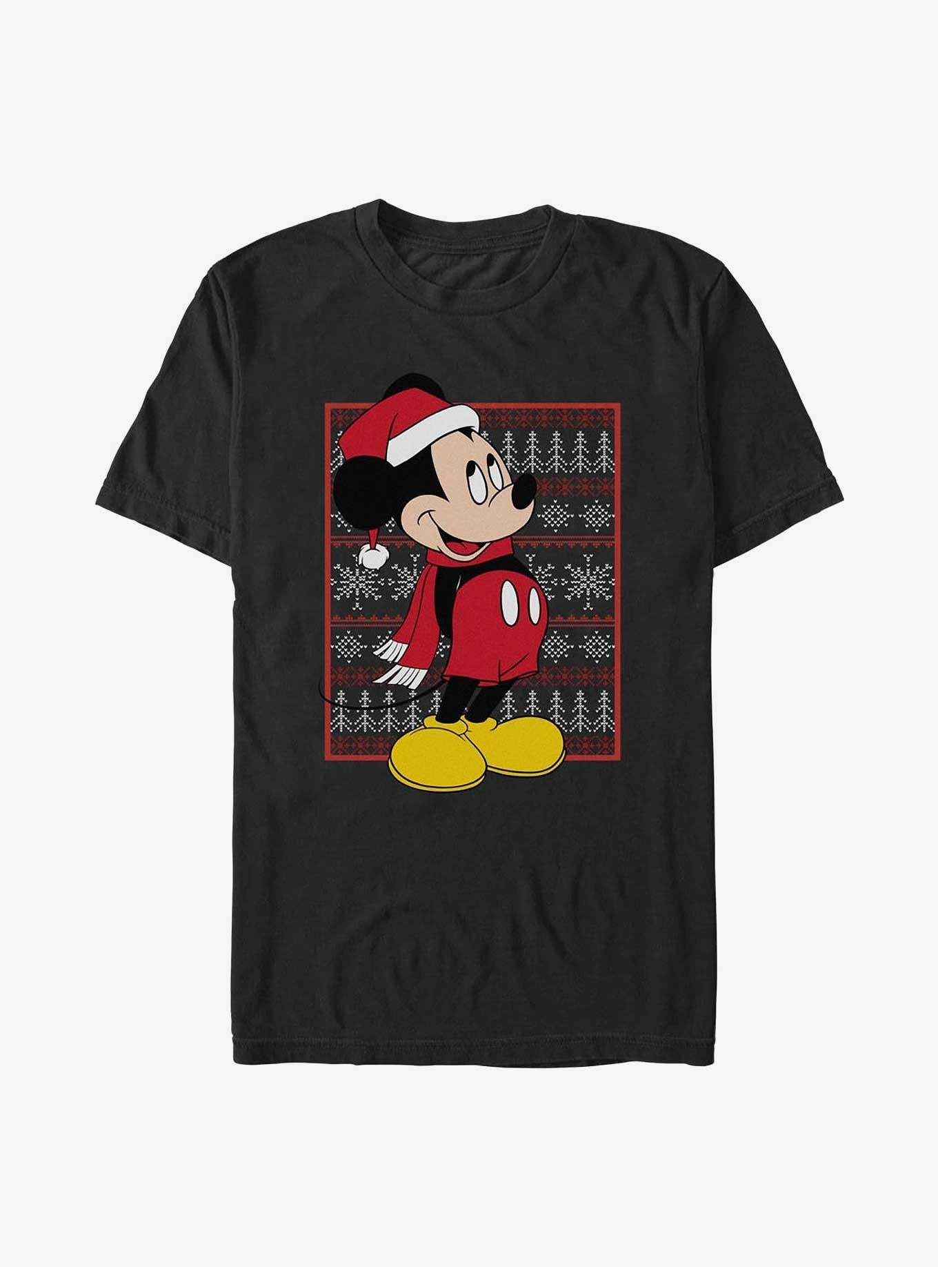 Disney Mickey Mouse Christmas Ugly Sweater T-Shirt