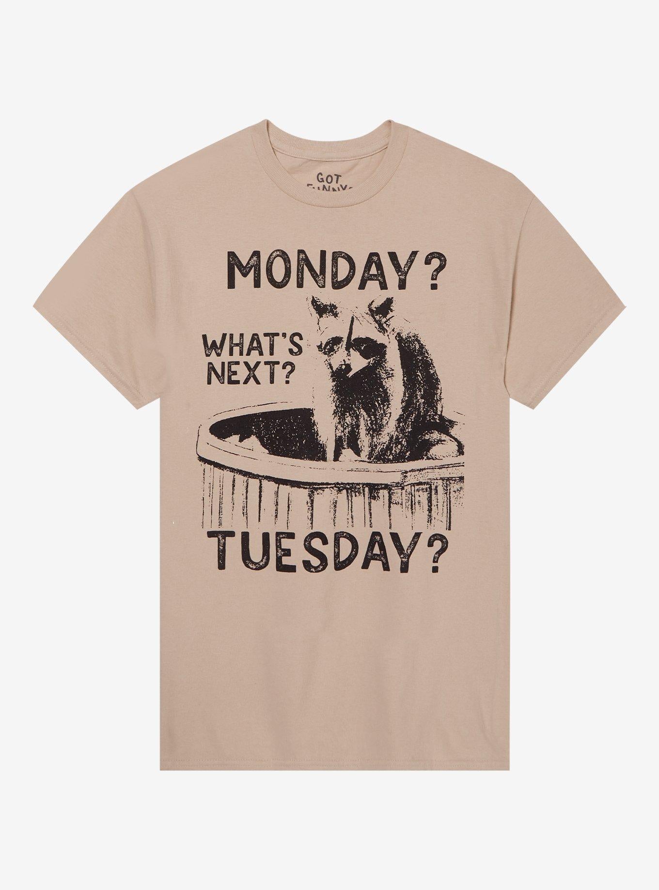 Raccoon Days Of The Week T-Shirt By Got Funny T-Shirt | Premium Graphic | Must-Have Style