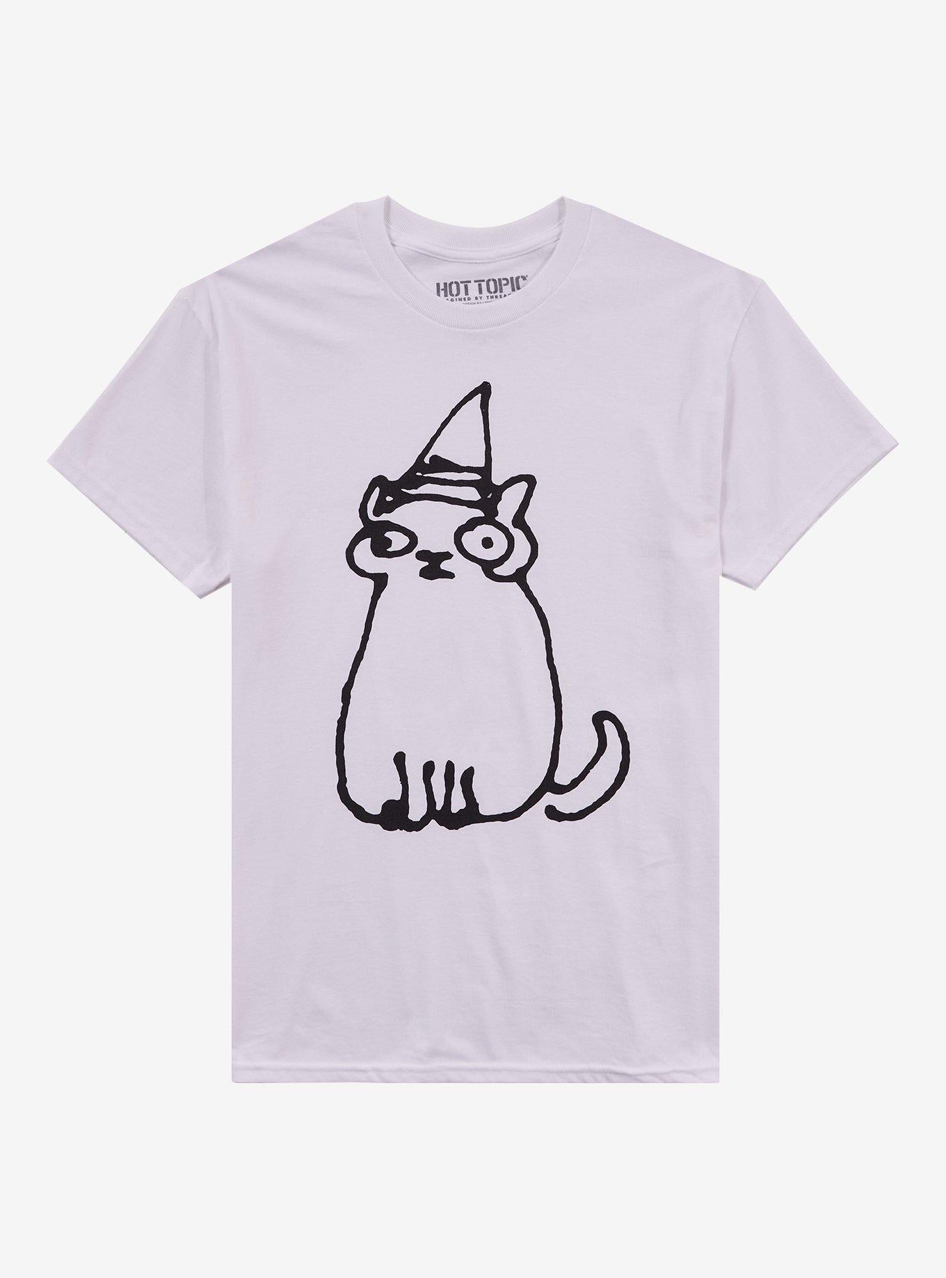 Wizard Cat Doodle T-Shirt By Lemon Yeti