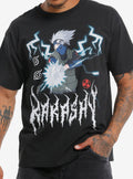 Naruto Shippuden Kakashi Lightning Boxy TShirt Graphic Tee | Graphic Tee | Unisex Shirt | High-Quality Print