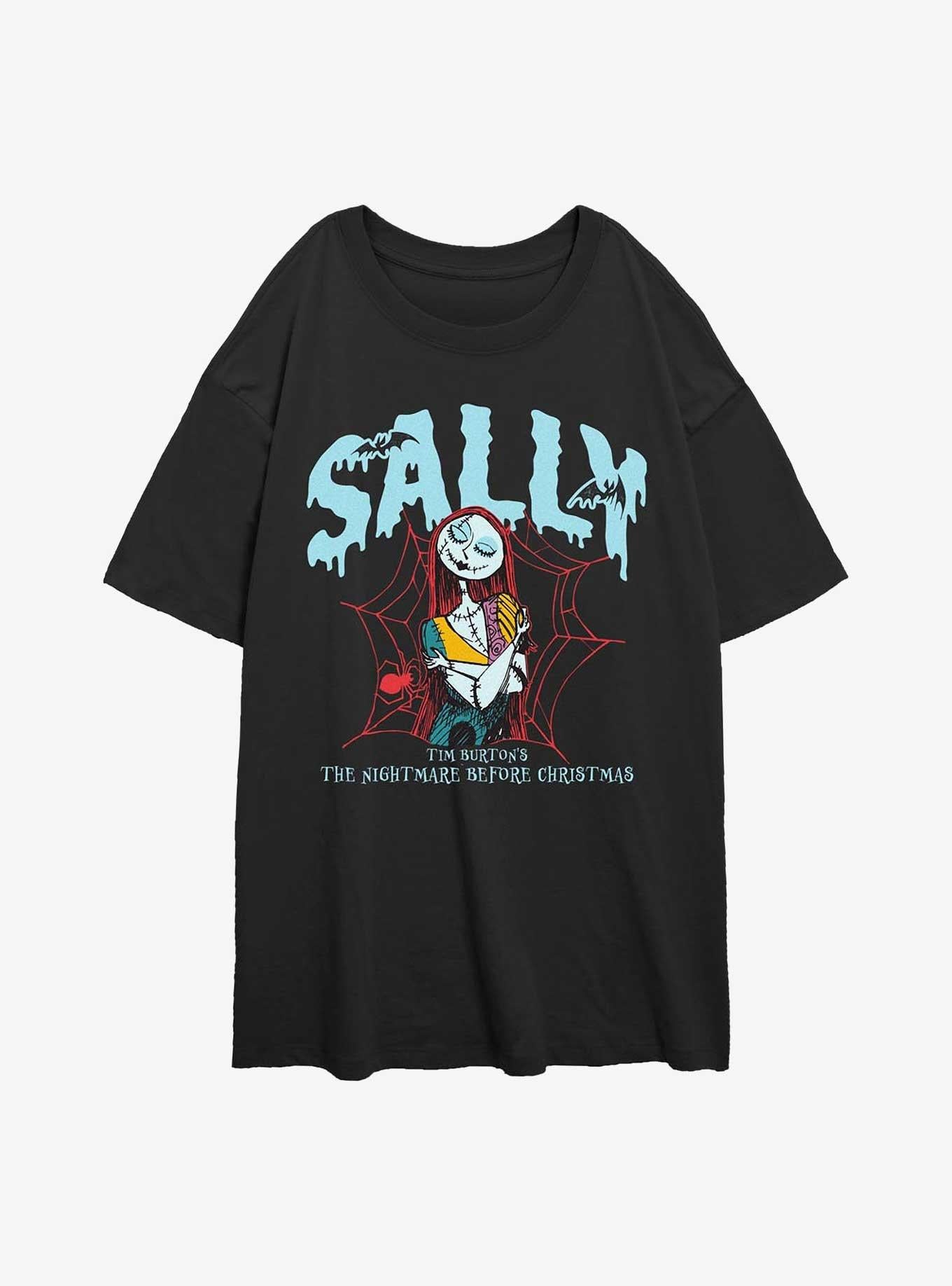 Disney The Nightmare Before Christmas Sally Girls Oversized T-Shirt
