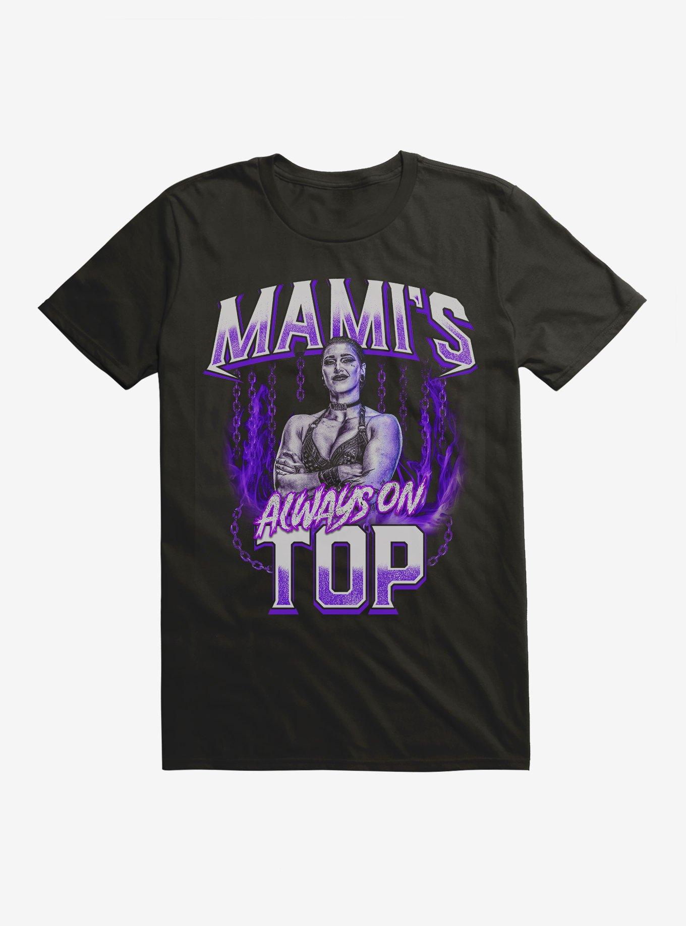 WWE Rhea Ripley Mami's Always On Top T-Shirt | Premium Unisex T-Shirt, Trending Graphic Tee