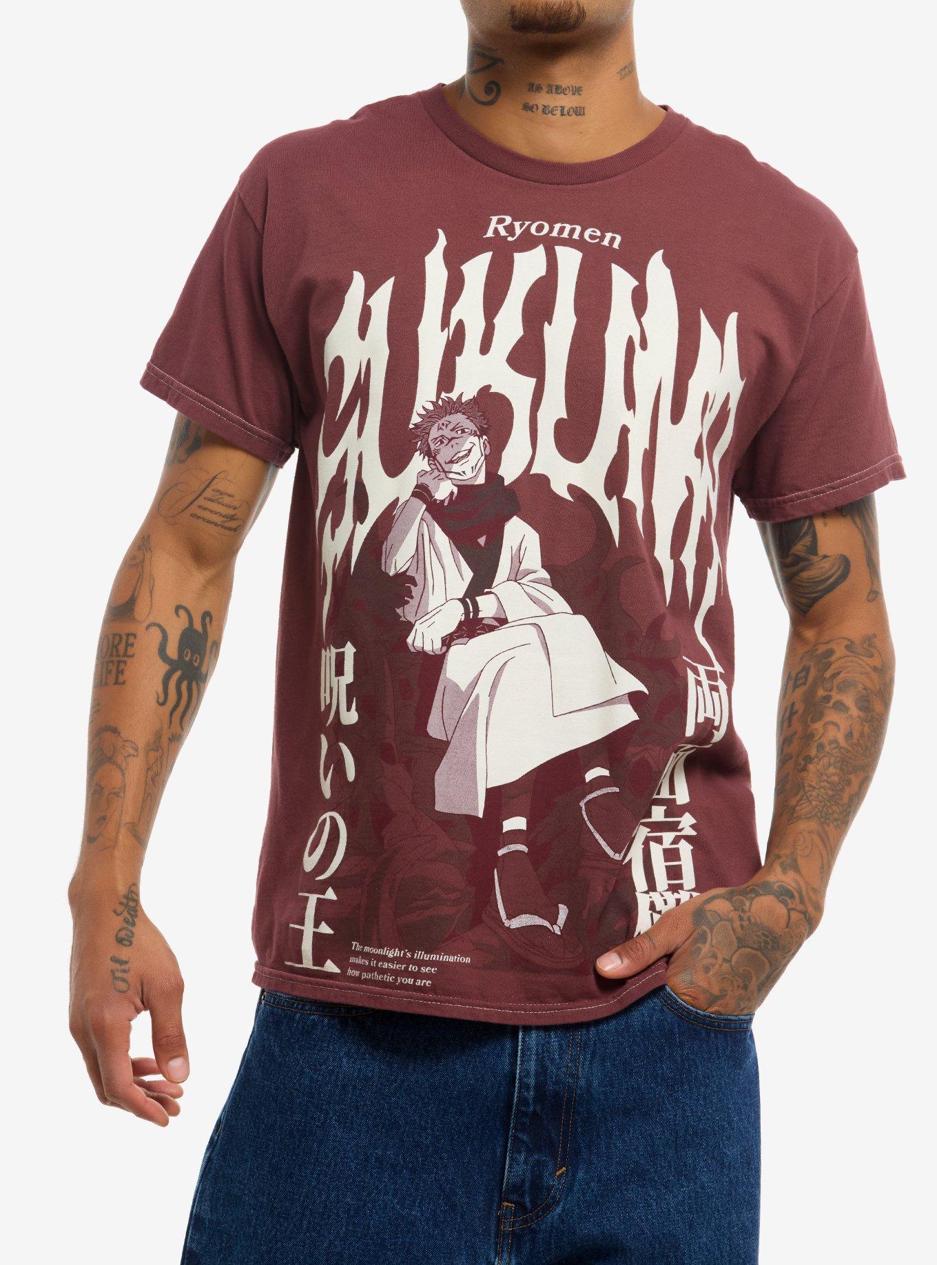 Jujutsu Kaisen Sukuna Jumbo Portrait Boxy T-Shirt