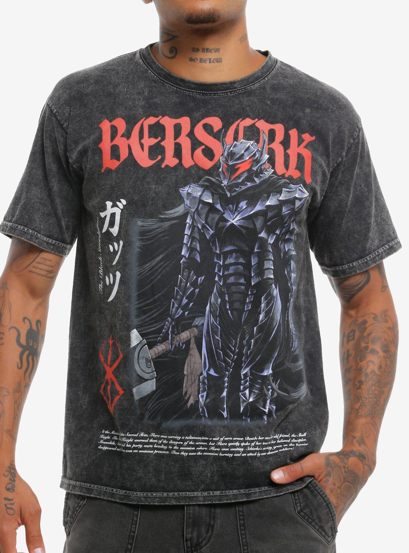 Berserk Berserker Armor Mineral Wash T Shirt