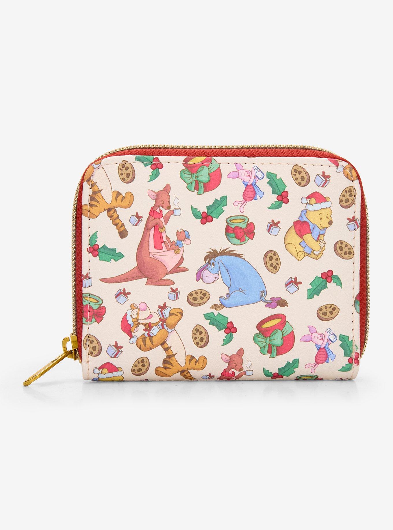 Loungefly Disney Winnie The Pooh Milk Cookies Holiday Mini Zipper Wallet T-Shirt | Best-Selling Design | Must-Have Style