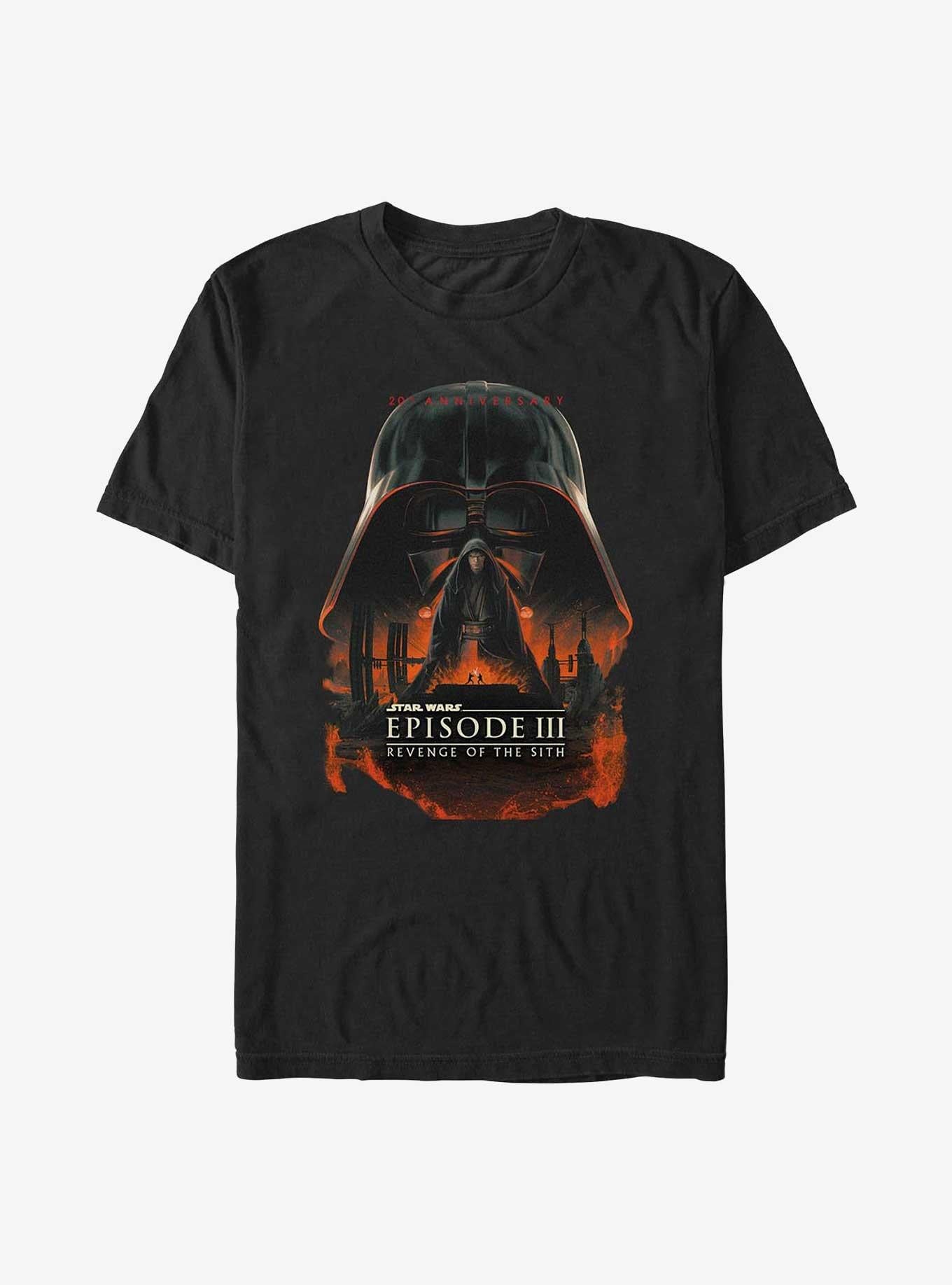 Star Wars Episode III: Revenge Of The Sith 20th Anniversary Poster T-Shirt