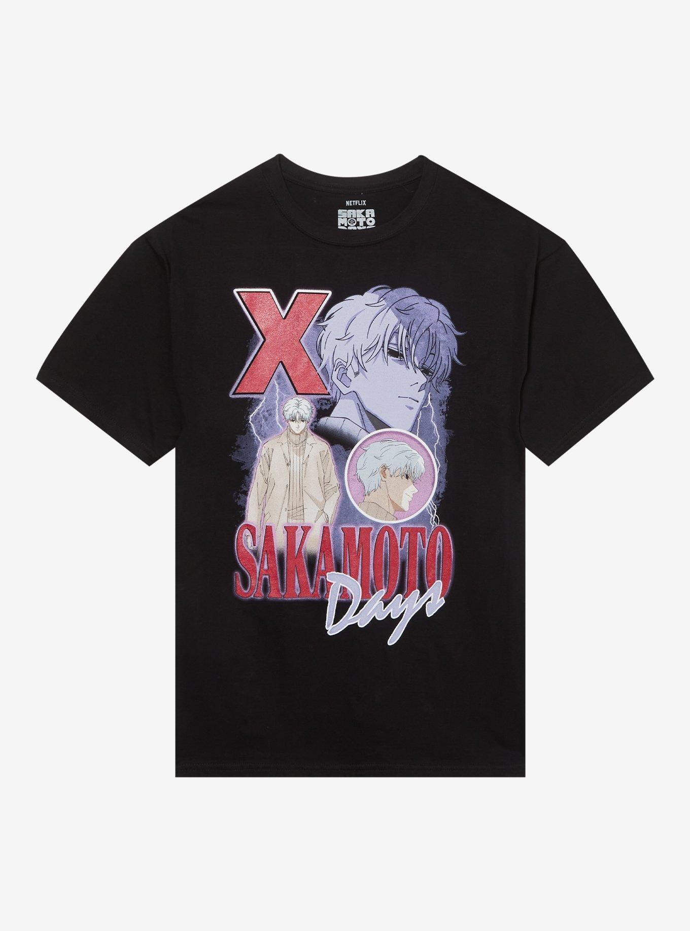 Sakamoto Days X Collage Metallic Shimmer Girls T-Shirt T-Shirt | Bold Graphic Edition | High Demand Item