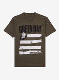 Green Day American Idiot Flag T Shirt