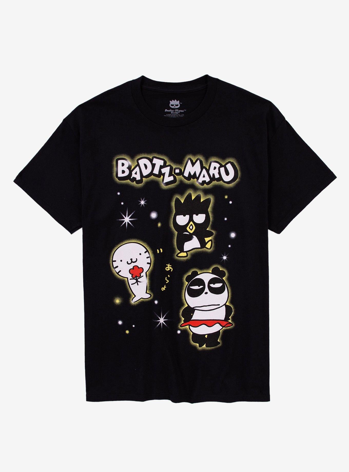 BadtzMaru Friends Airbrush Art Girls TShirt Graphic Tee | Graphic Tee | Unisex Shirt | Best-Selling Design