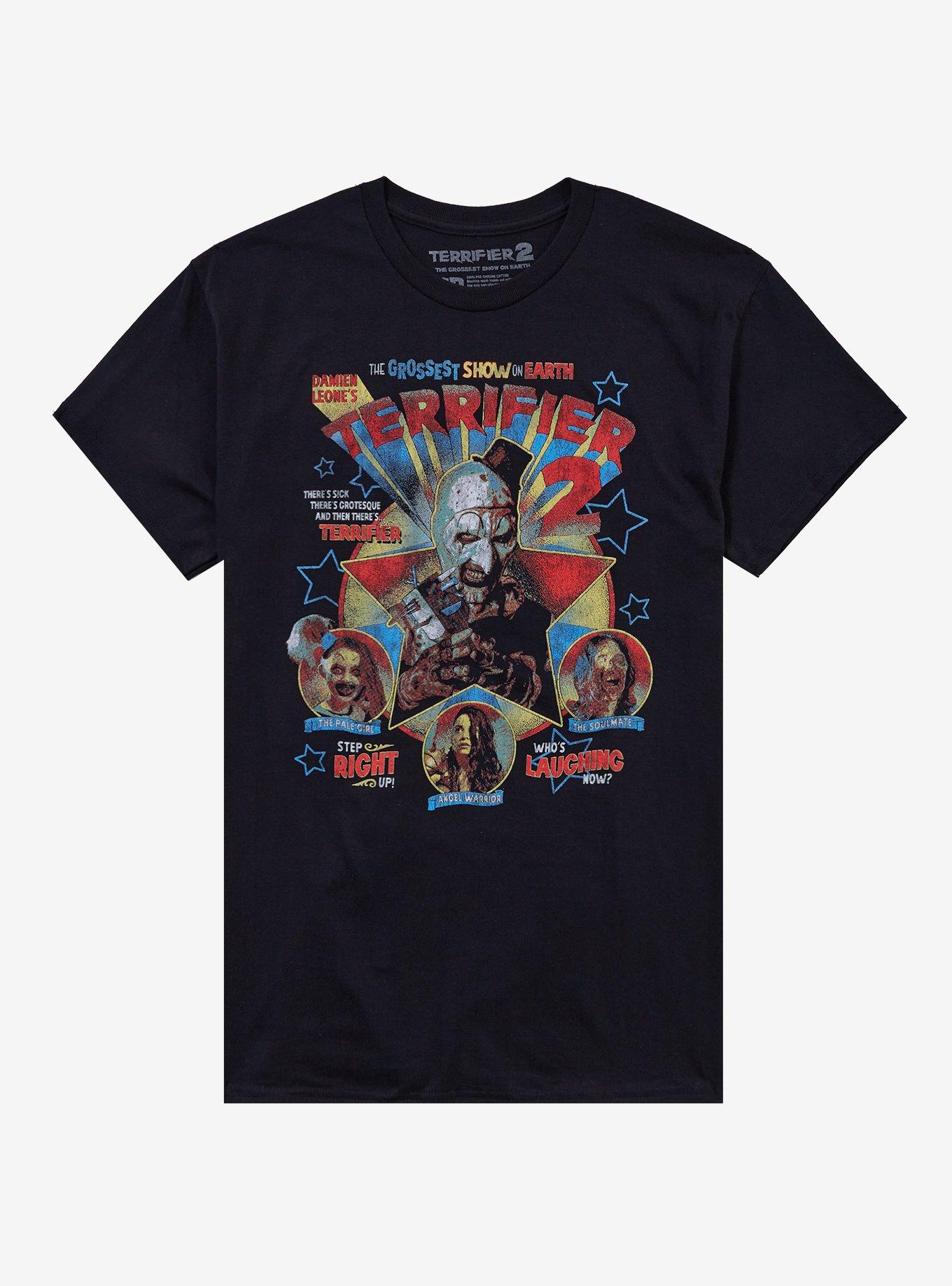 Fright Rags Terrifier 2 Grossest Show On Earth TShirt Graphic Tee | Graphic Tee | Unisex Shirt | Soft Comfortable Wear
