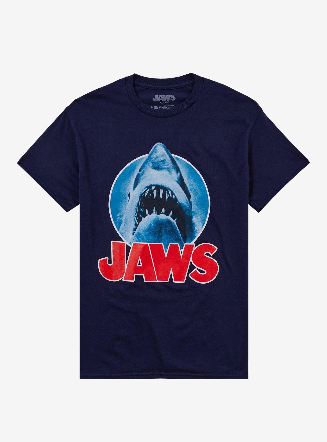 Jaws Shark Logo T Shirt By Fright Rags