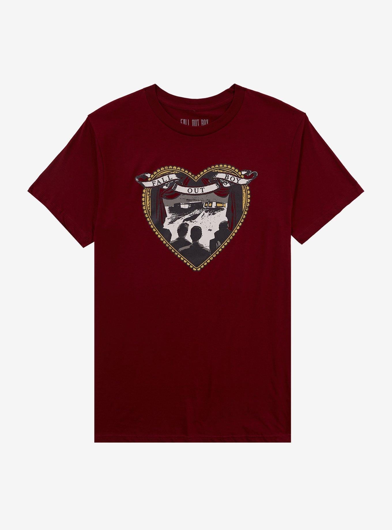 Fall Out Boy From Under Cork Tree Heart T Shirt