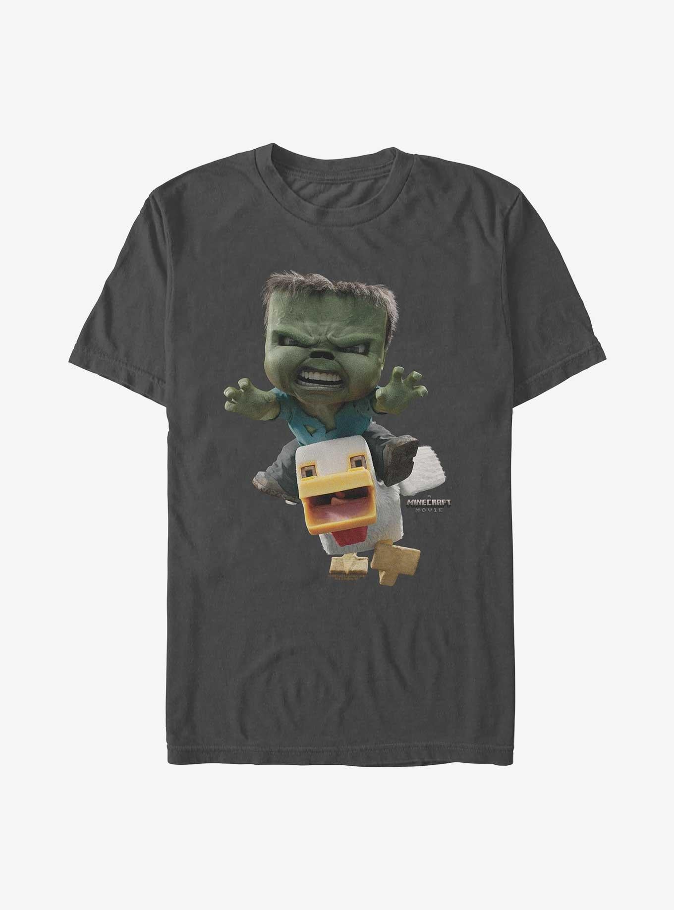 A Minecraft Movie Chicken Jockey T-Shirt | Premium Unisex T-Shirt, Trending Graphic Tee