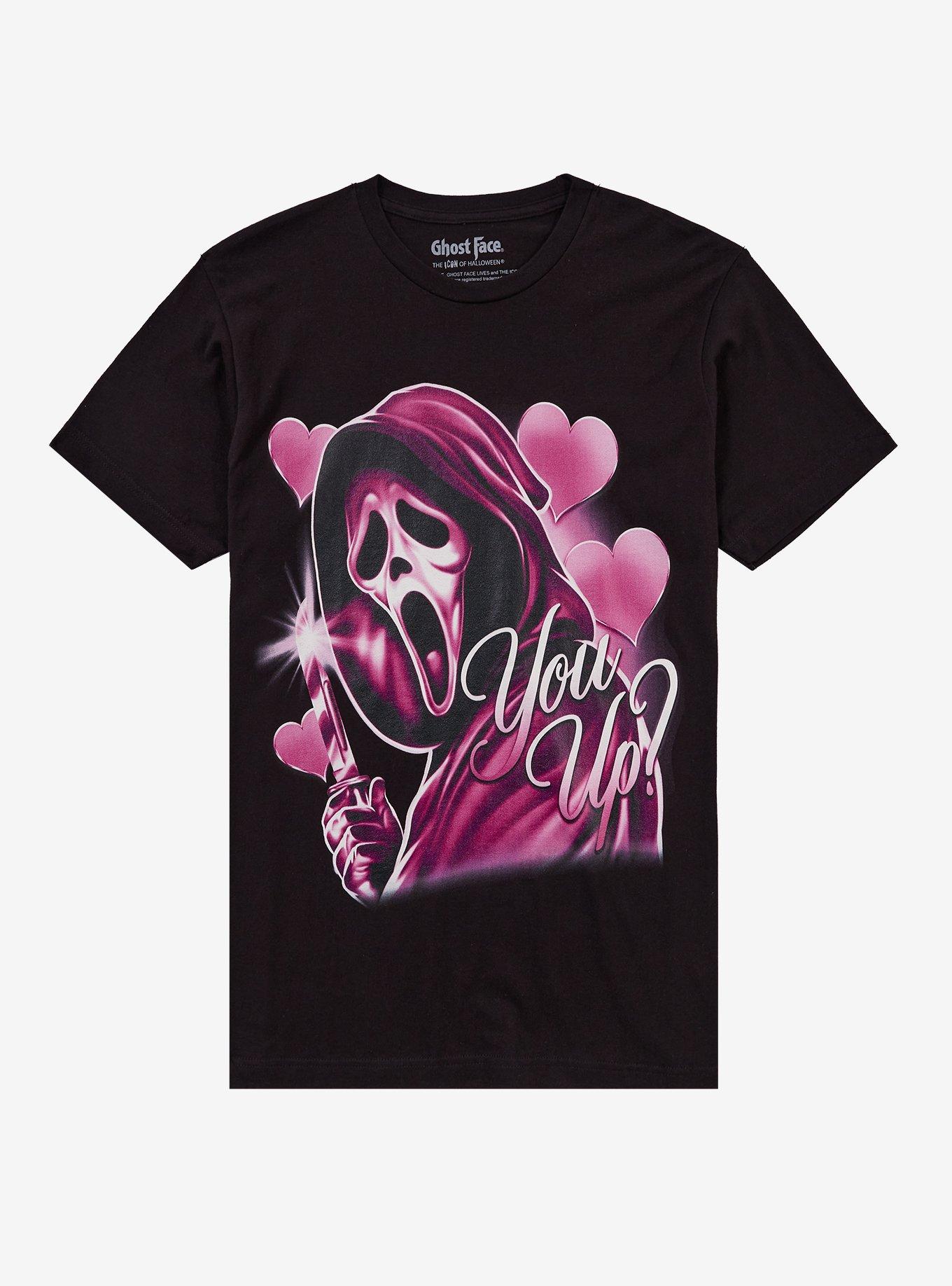Ghost Face You Up Hearts Girls T-Shirt | Premium Unisex T-Shirt, Trending Graphic Tee