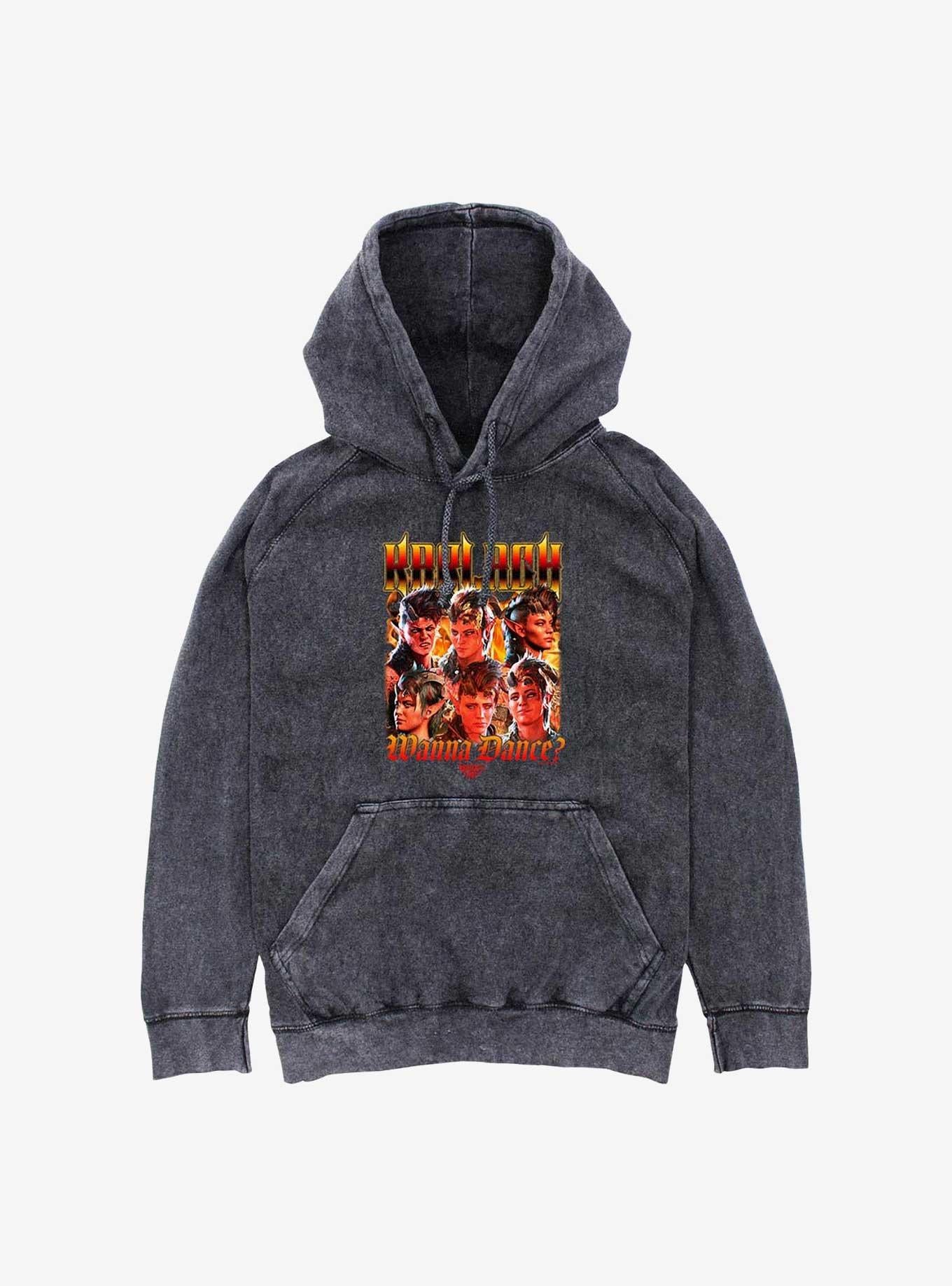 Dungeons & Dragons Baldur's Gate Karlach Wanna Dance Mineral Wash Hoodie