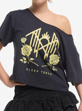 Sleep Token Roses OffShoulder Girls TShirt Graphic Tee | Graphic Tee | Unisex Shirt | Best-Selling Design