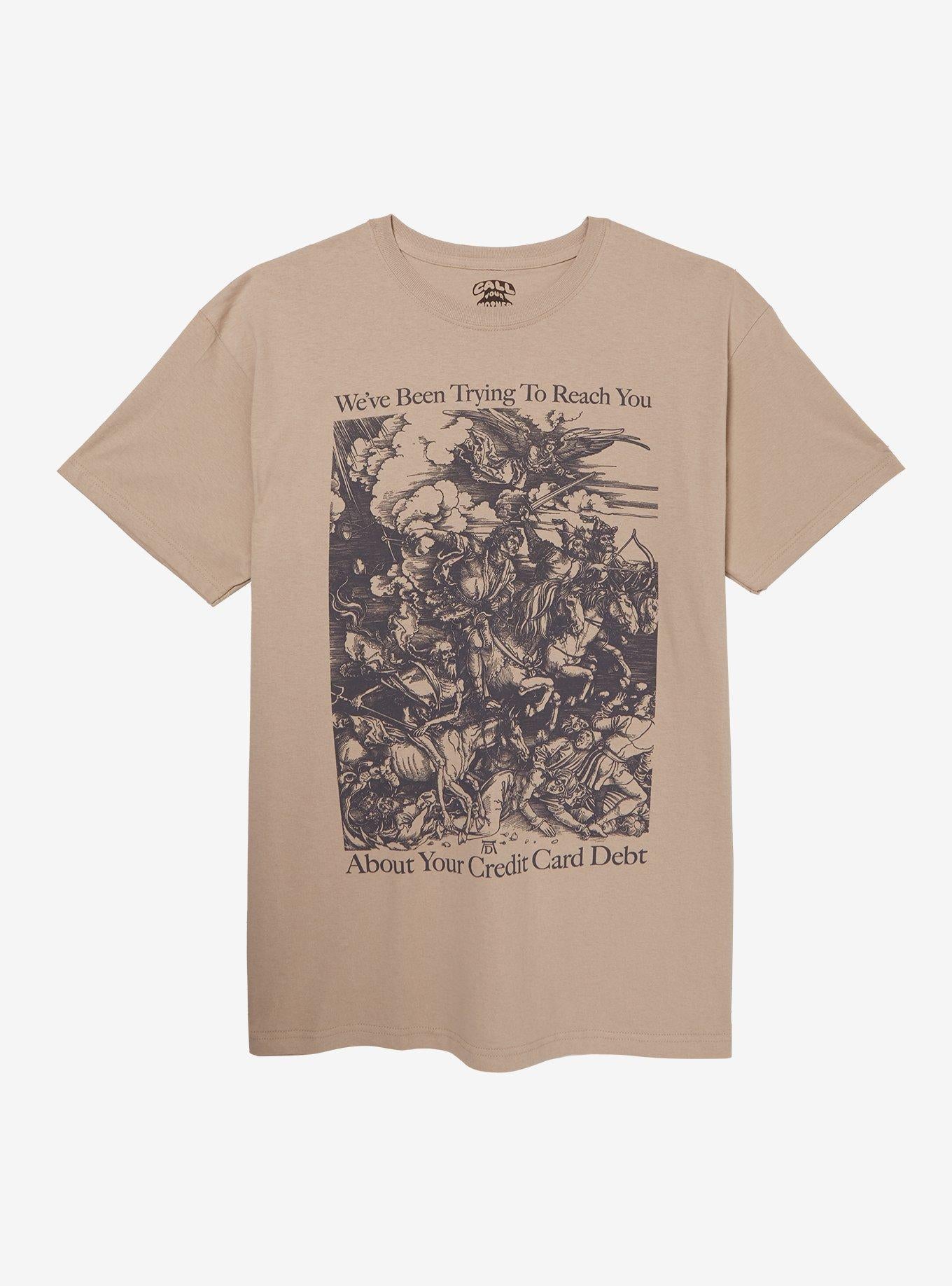 Galloping Soldiers Credit Card Debt T-Shirt By Call Your Mother T-Shirt | Vintage Graphic Vibe | Great Gift Idea
