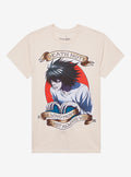 Death Note L Traditional Tattoo TShirt Graphic Tee | Graphic Tee | Unisex Shirt | Soft Comfortable Wear
