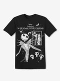 The Nightmare Before Christmas Jack & Sally Girls T-shirt | Trendy Graphic Tee | Casual Unisex T-shirt