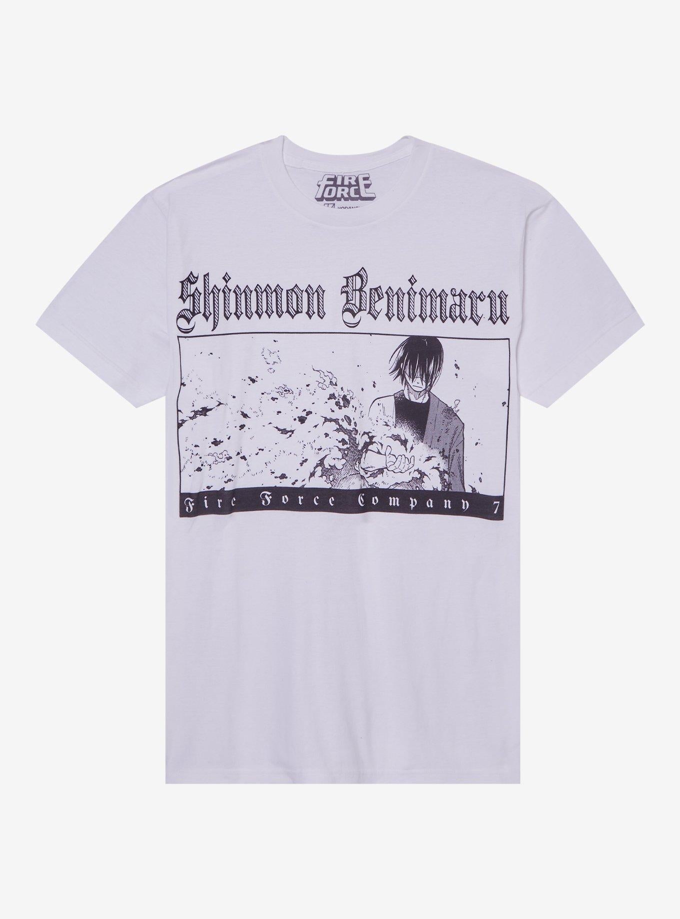 Fire Force Benimaru Shinmon Portrait TShirt Graphic Tee | Graphic Tee | Unisex Shirt | High-Quality Print