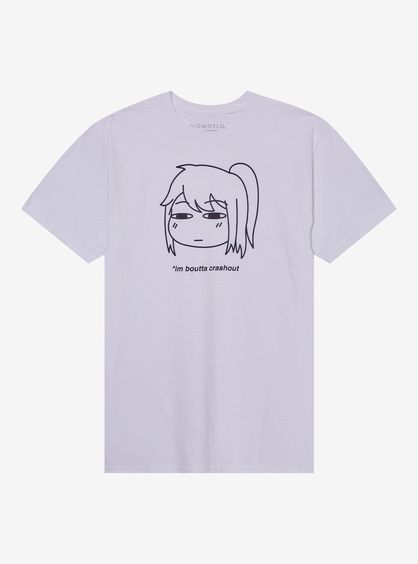 Crash Out Anime Character T-Shirt T-Shirt | Top Trending Artwork | Perfect For Daily Wear