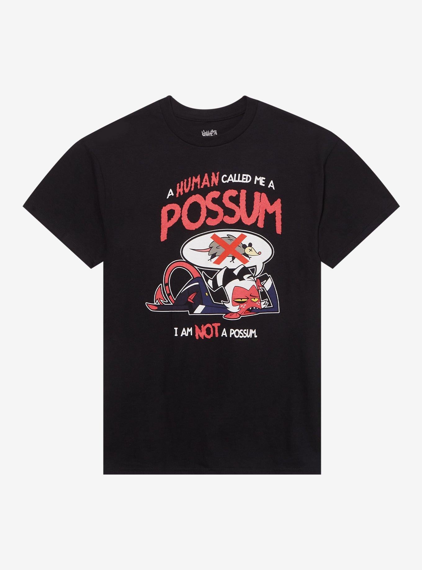 Helluva Boss Moxxie Not A Possum TShirt Graphic Tee | Graphic Tee | Unisex Shirt | High-Quality Print