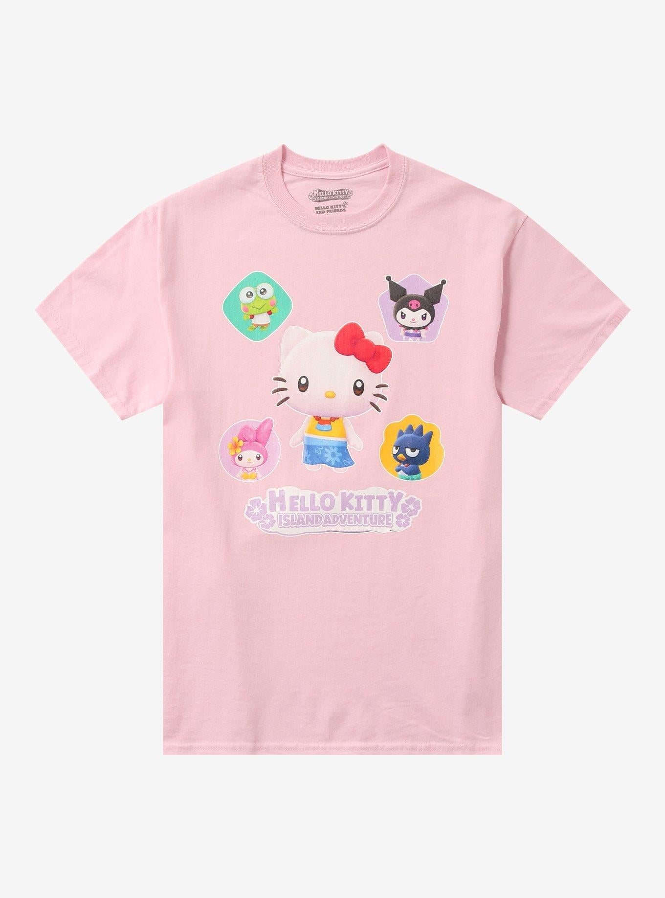 Hello Kitty Island Adventure Group Girls TShirt Graphic Tee | Graphic Tee | Unisex Shirt | Comfortable Daily Wear
