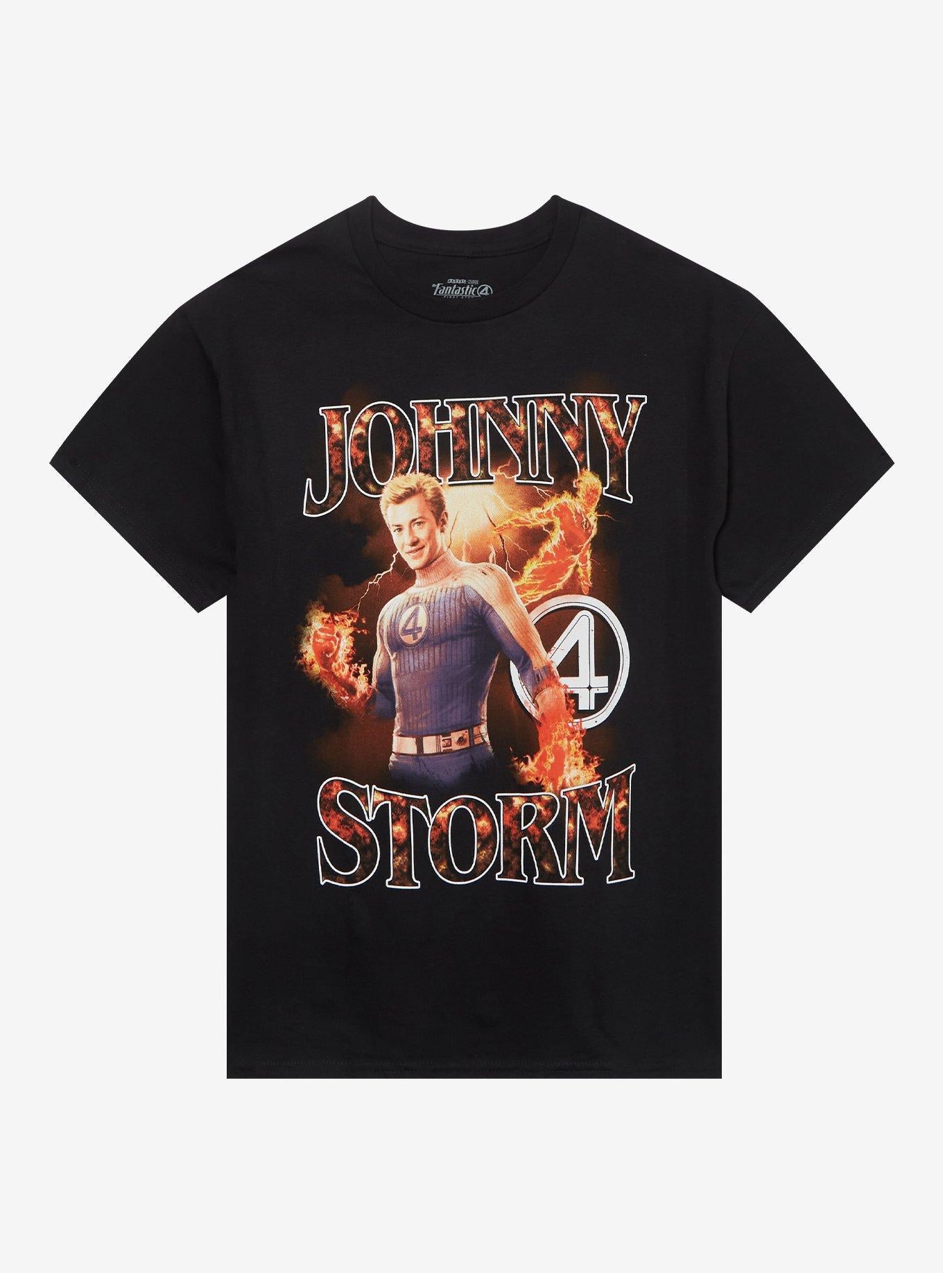 Marvel The Fantastic 4 First Steps Johnny Storm TShirt Graphic Tee | Graphic Tee | Unisex Shirt | Comfortable Daily Wear
