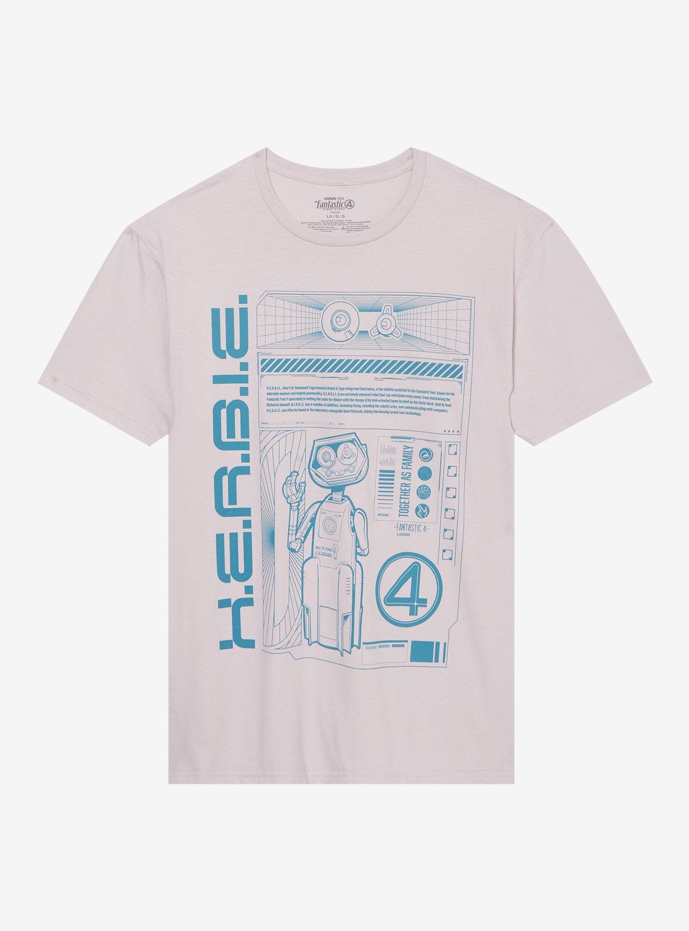 Marvel The Fantastic 4 First Steps HERBIE T-Shirt T-Shirt | Exclusive Edition | Top Pick For Fans